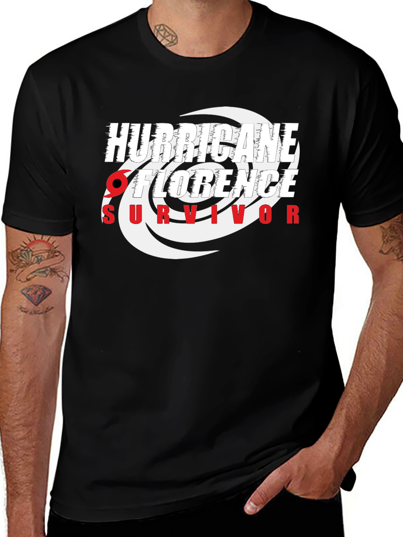 Variant 9 of Hurricane Florence Survivor T-Shirt
