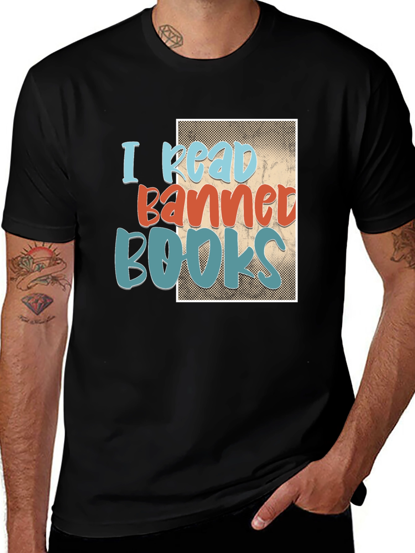 Variant 25 of I Read Banned Books Graphic Tee
