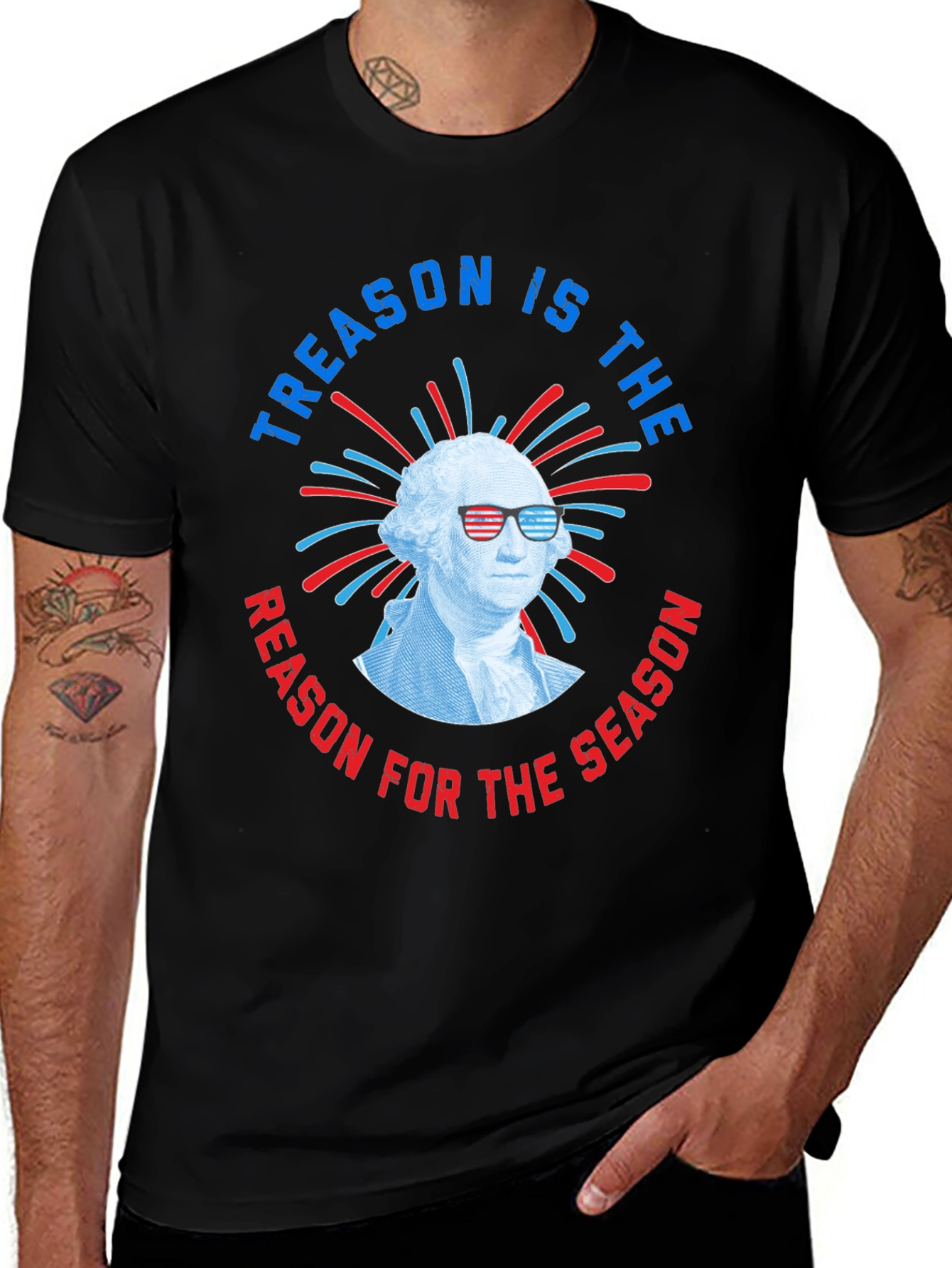 Treason is the Reason for the Season Patriotic T-Shirt