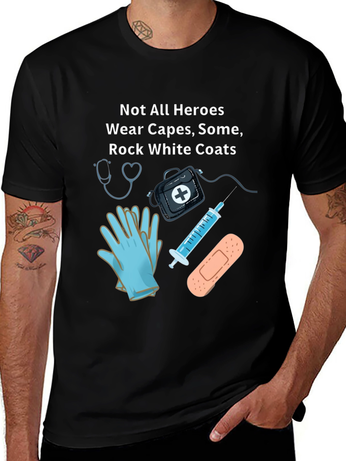 Variant 16 of Heroic Healthcare Worker T-Shirt
