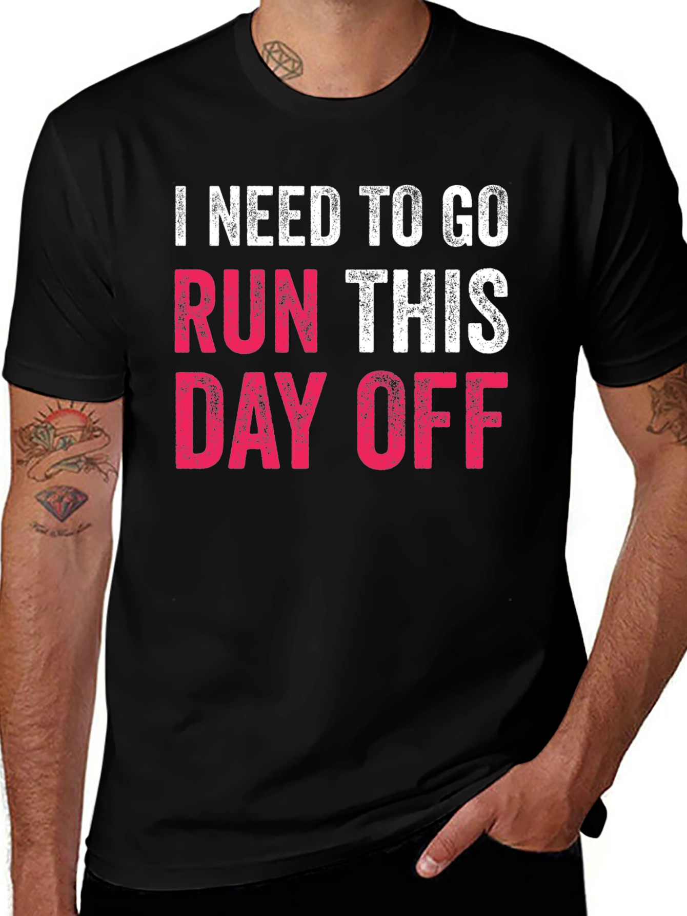 Variant 21 of Funny Running Day Off T-Shirt