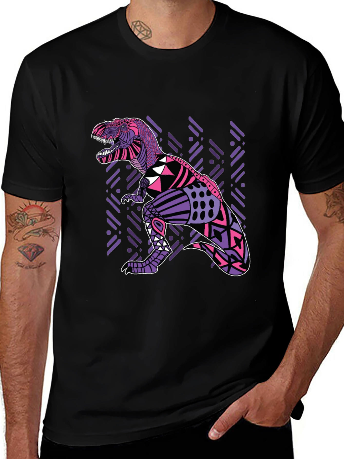 Variant 30 of Funky Dinosaur Graphic Tee