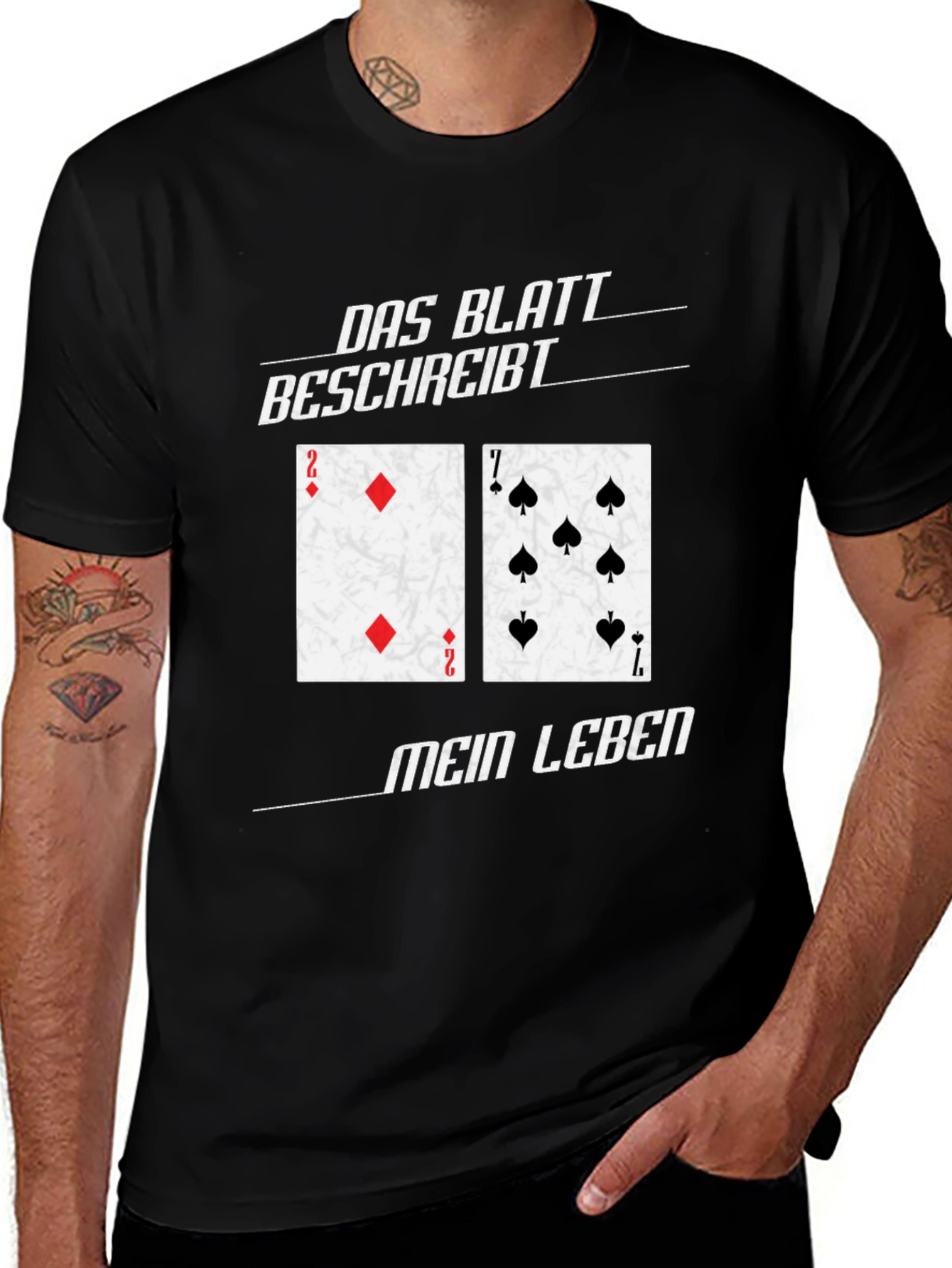 Variant 11 of Das Blatt Beschreibt Mein Leben T-Shirt
