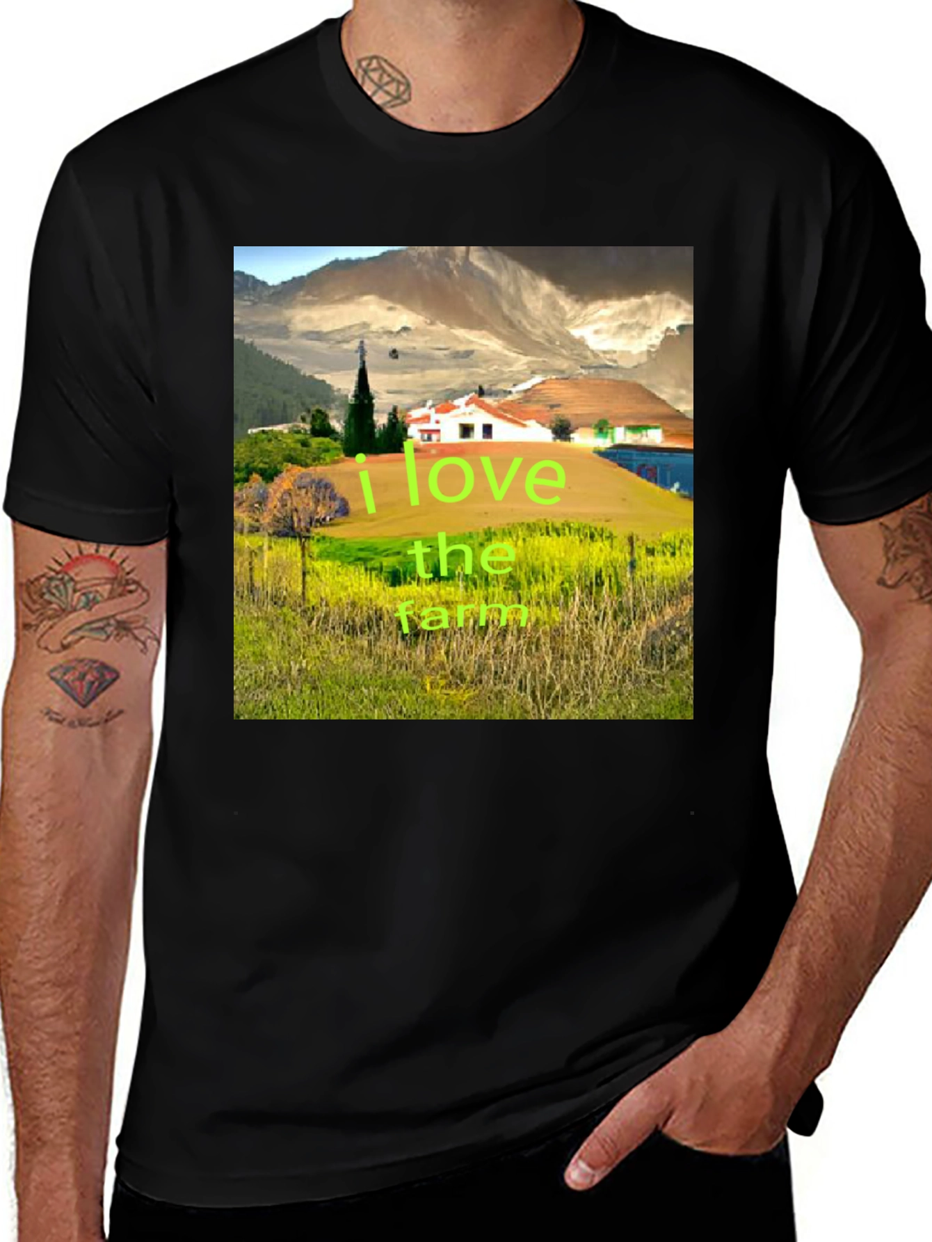 Variant 28 of Farm Life T-Shirt - Nature Scene Graphic Tee