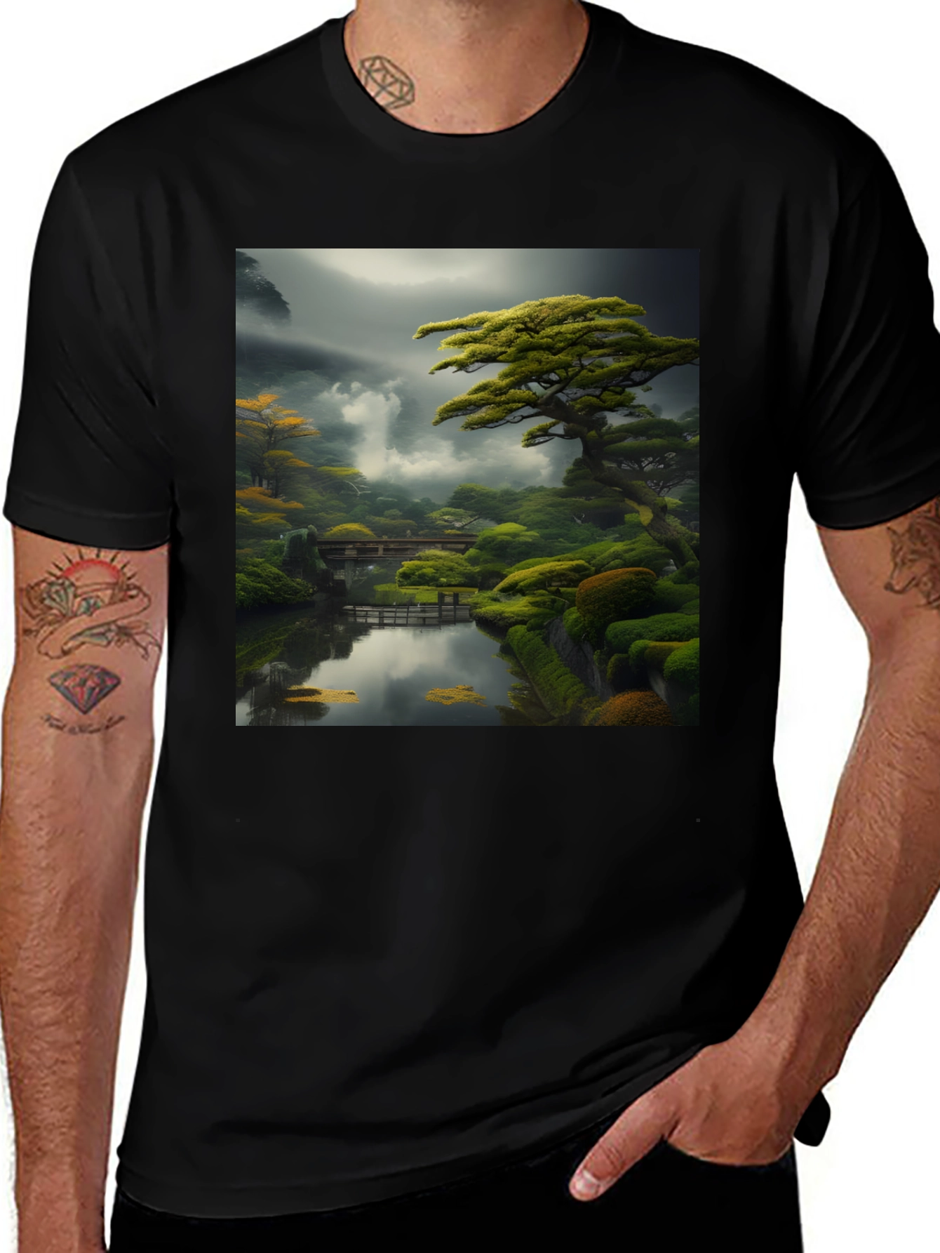 Variant 24 of Zen Garden Graphic T-Shirt