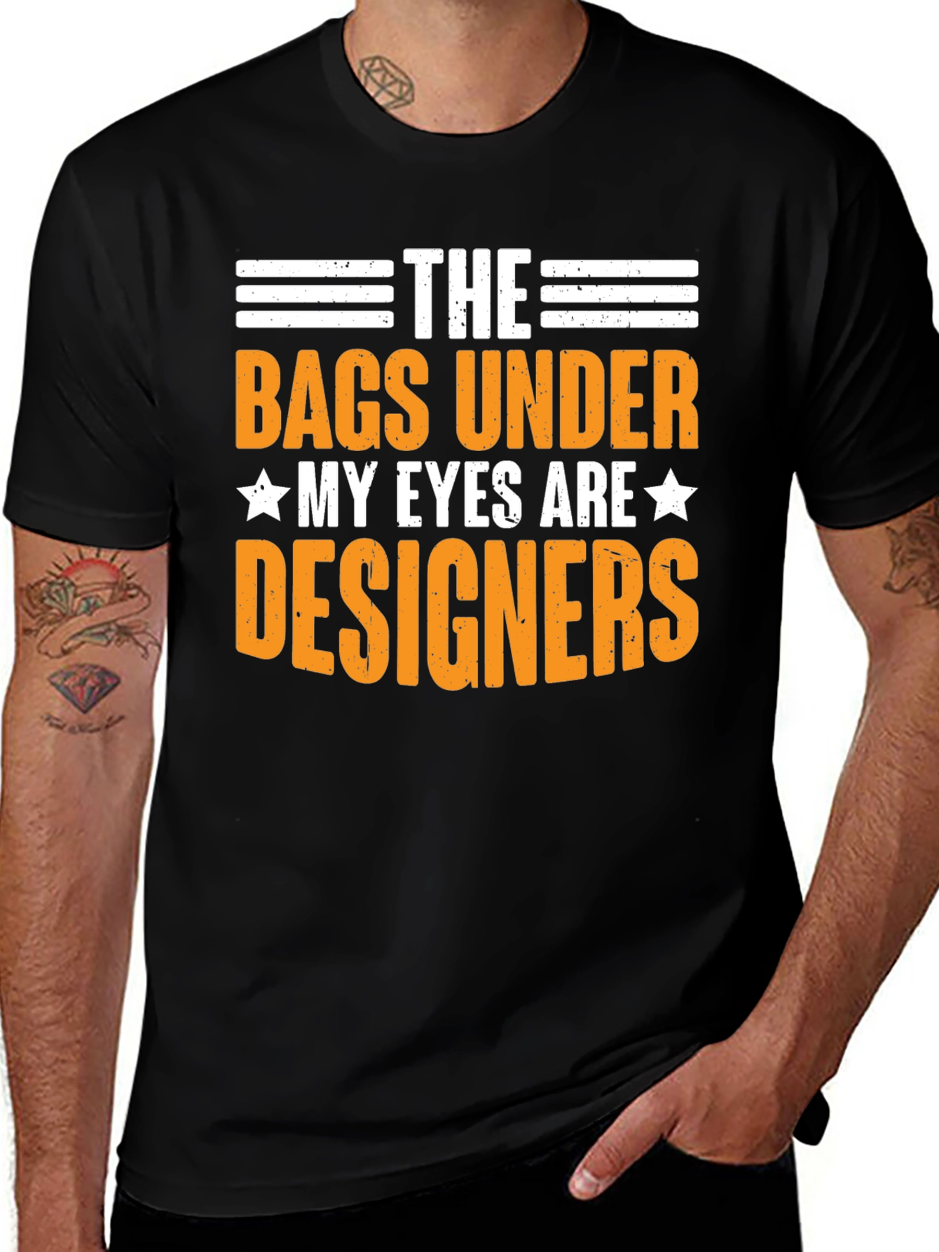 Variant 2 of Designer Bags T-Shirt | Funny Graphic Tee for Tired Souls