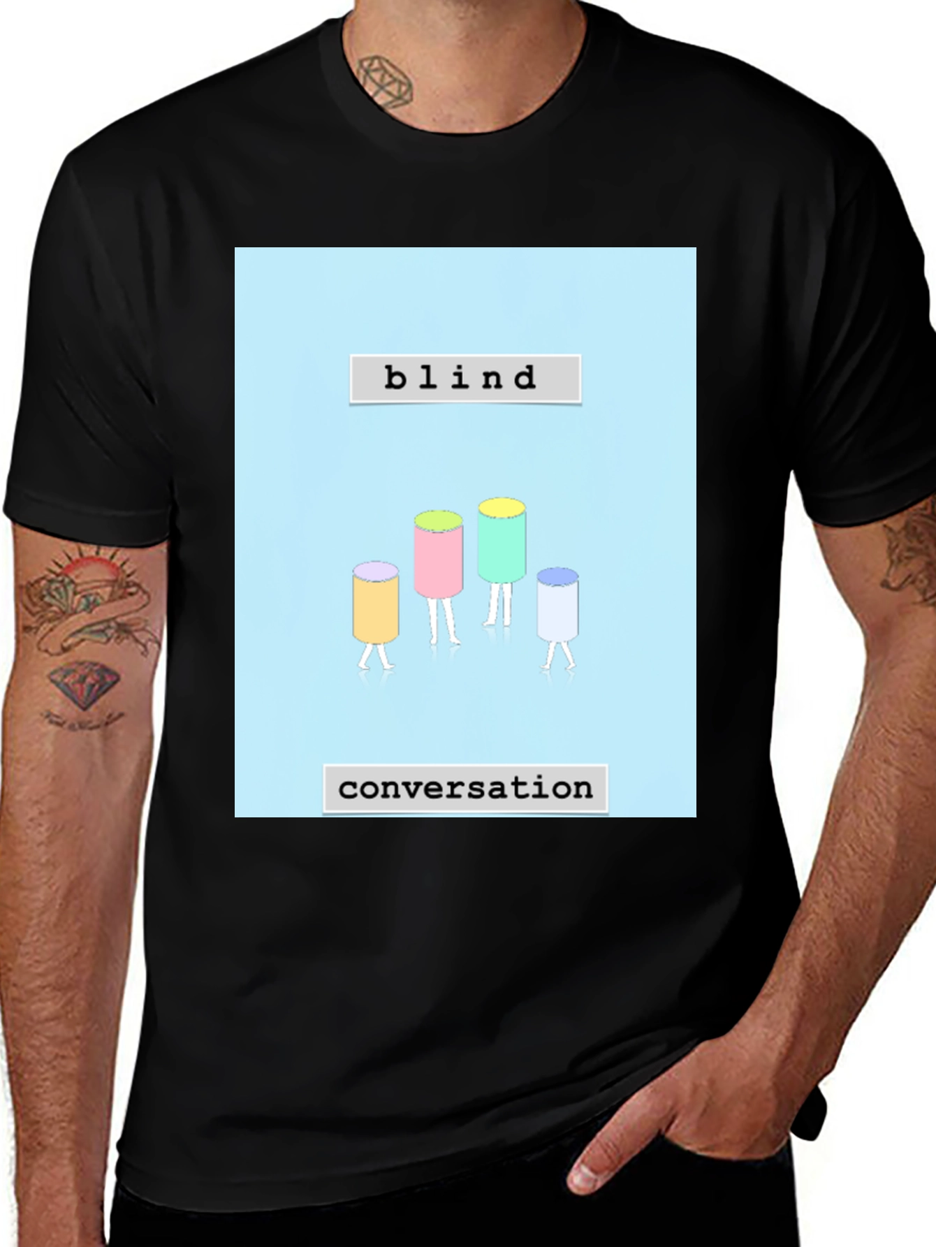 Variant 25 of Blind Conversation Graphic Tee