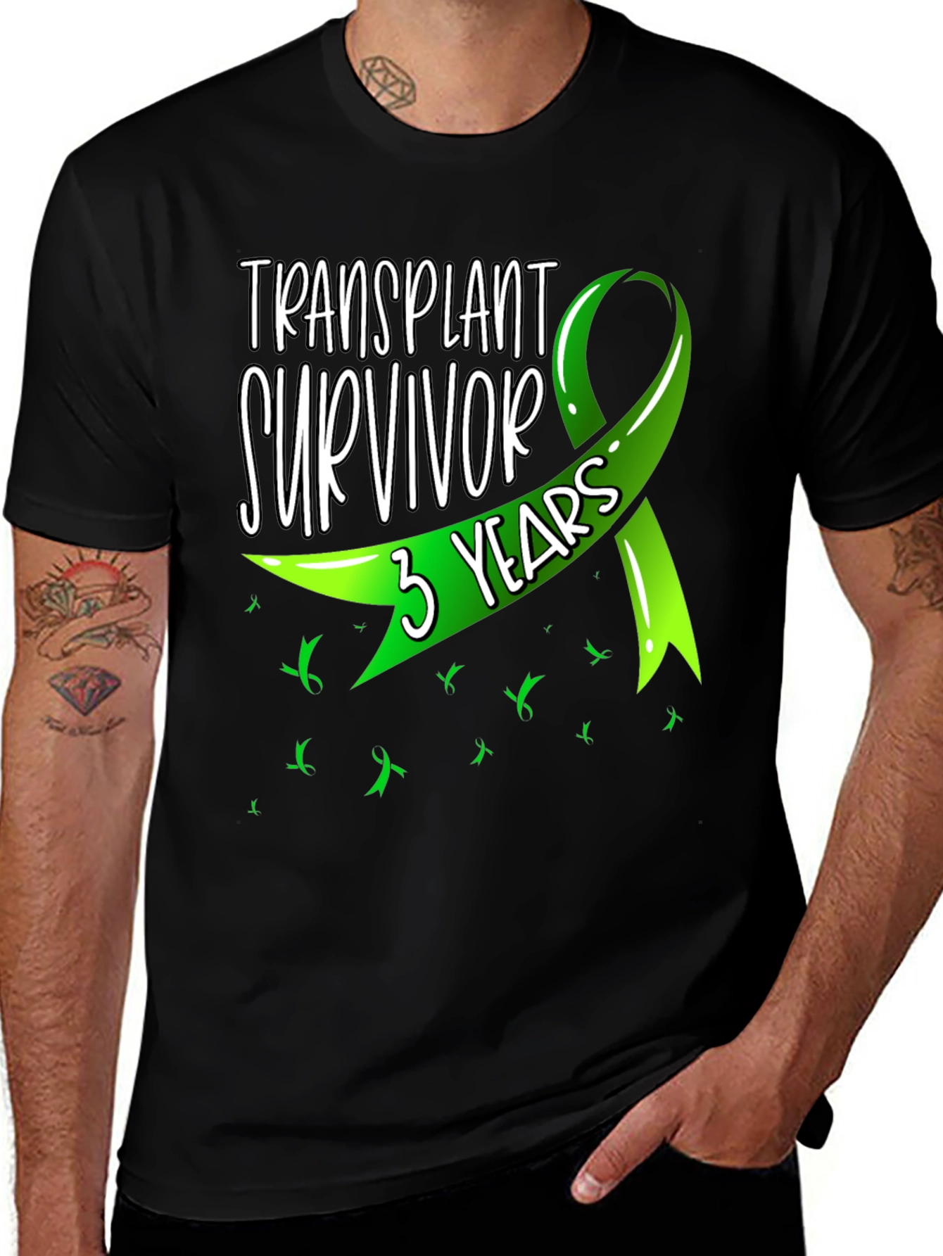 Variant 17 of Transplant Survivor 3 Years T-Shirt