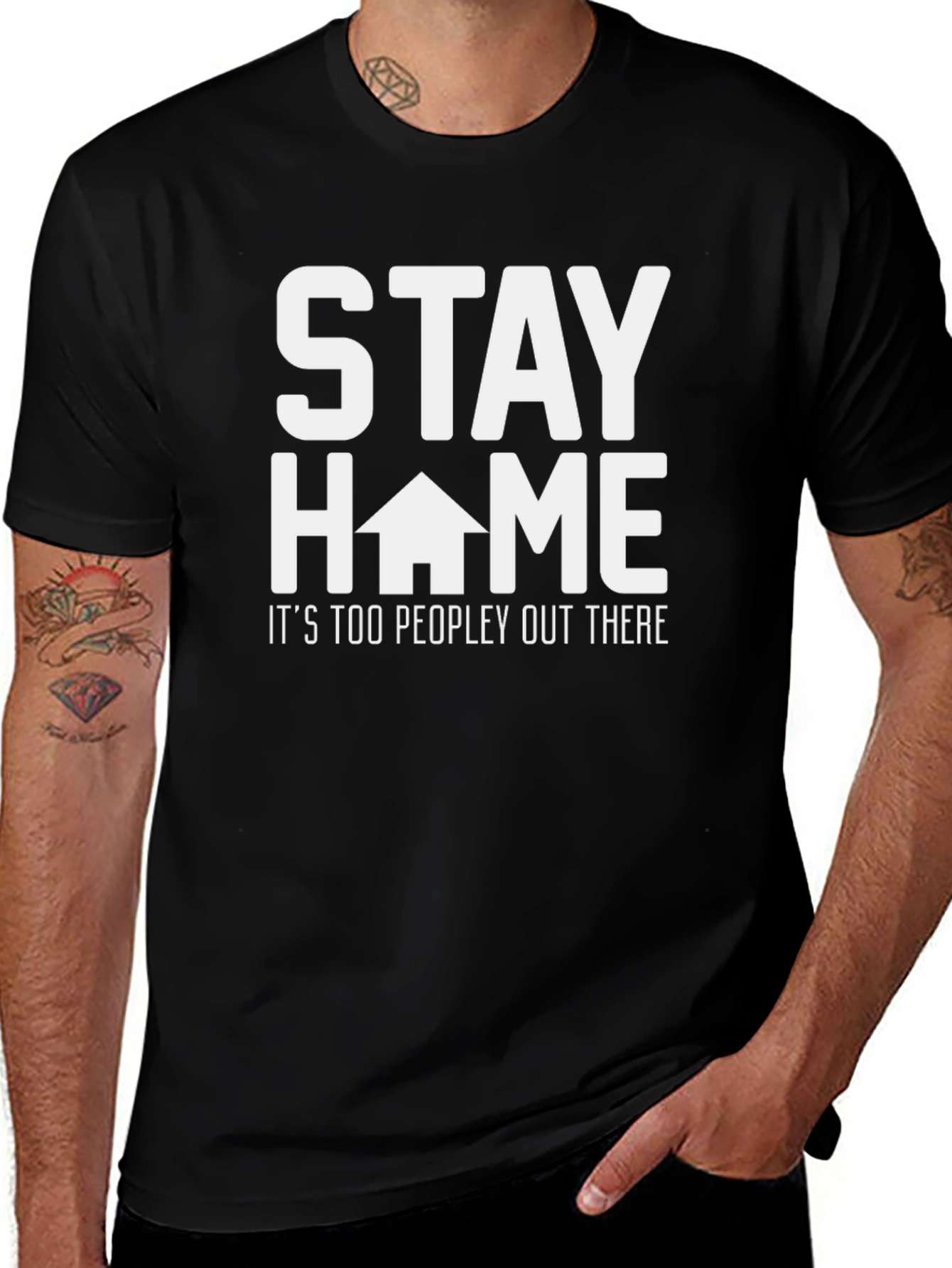 Variant 20 of Stay Home T-Shirt