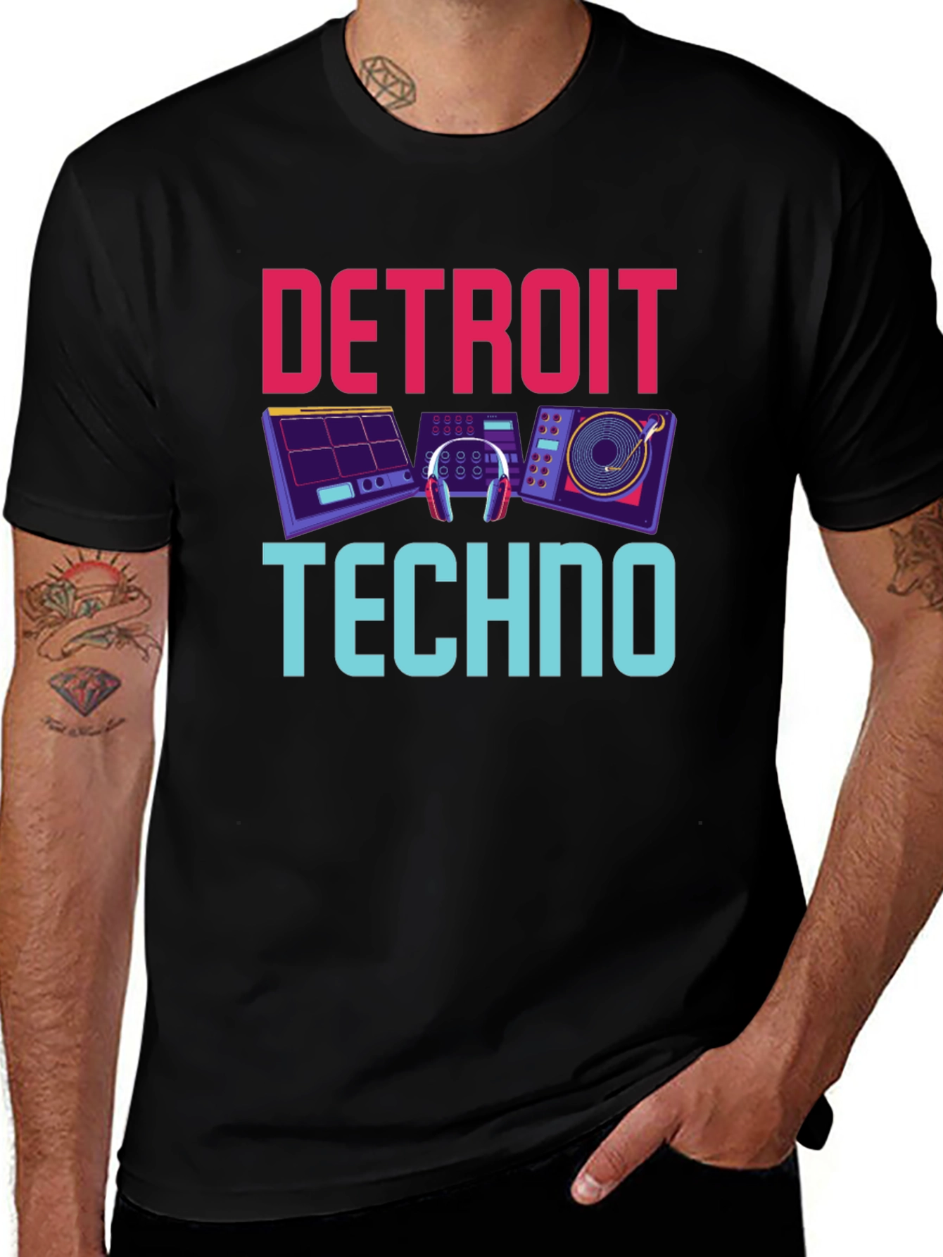 Detroit Techno Music T-Shirt
