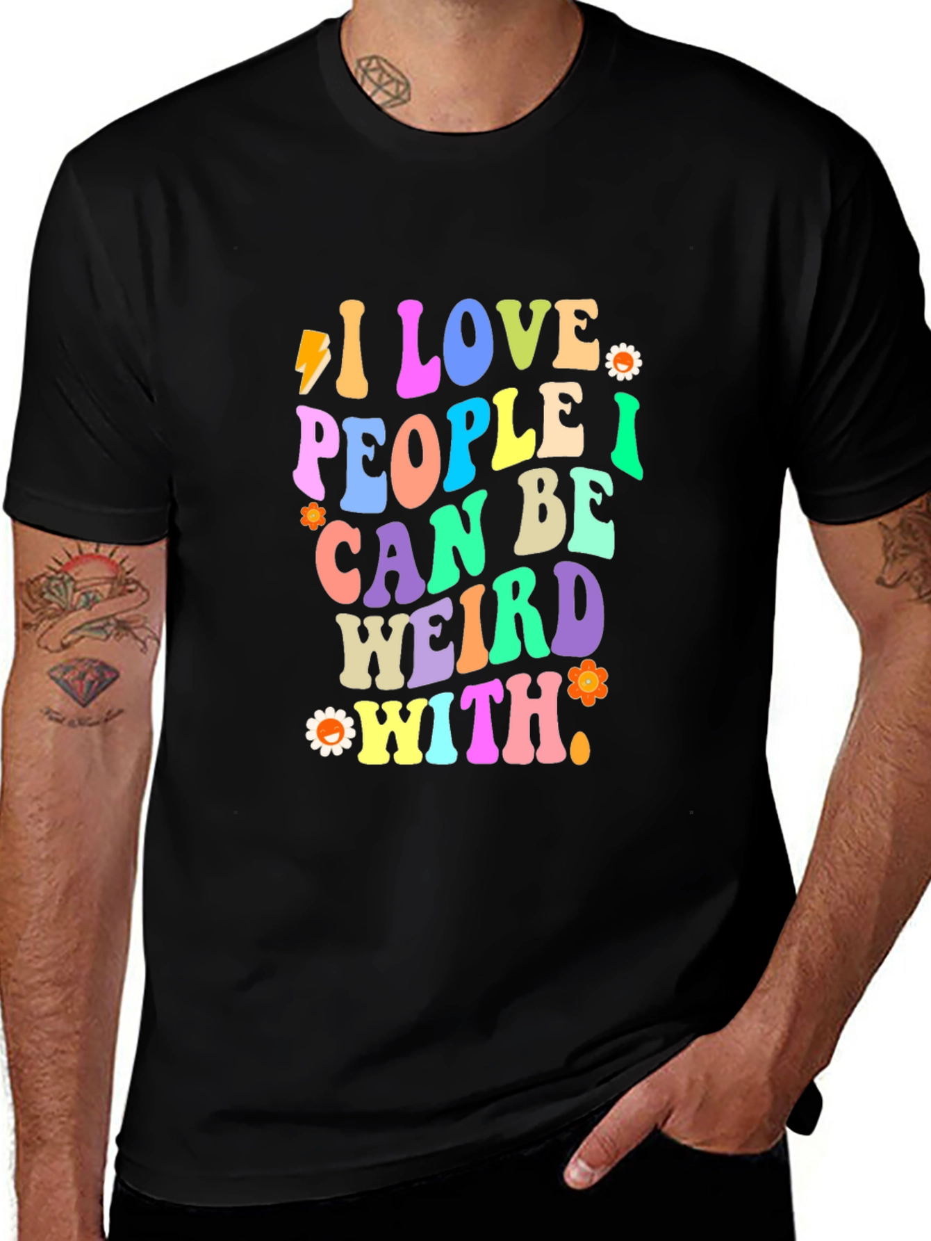 Variant 16 of I Love People I Can Be Weird With T-Shirt