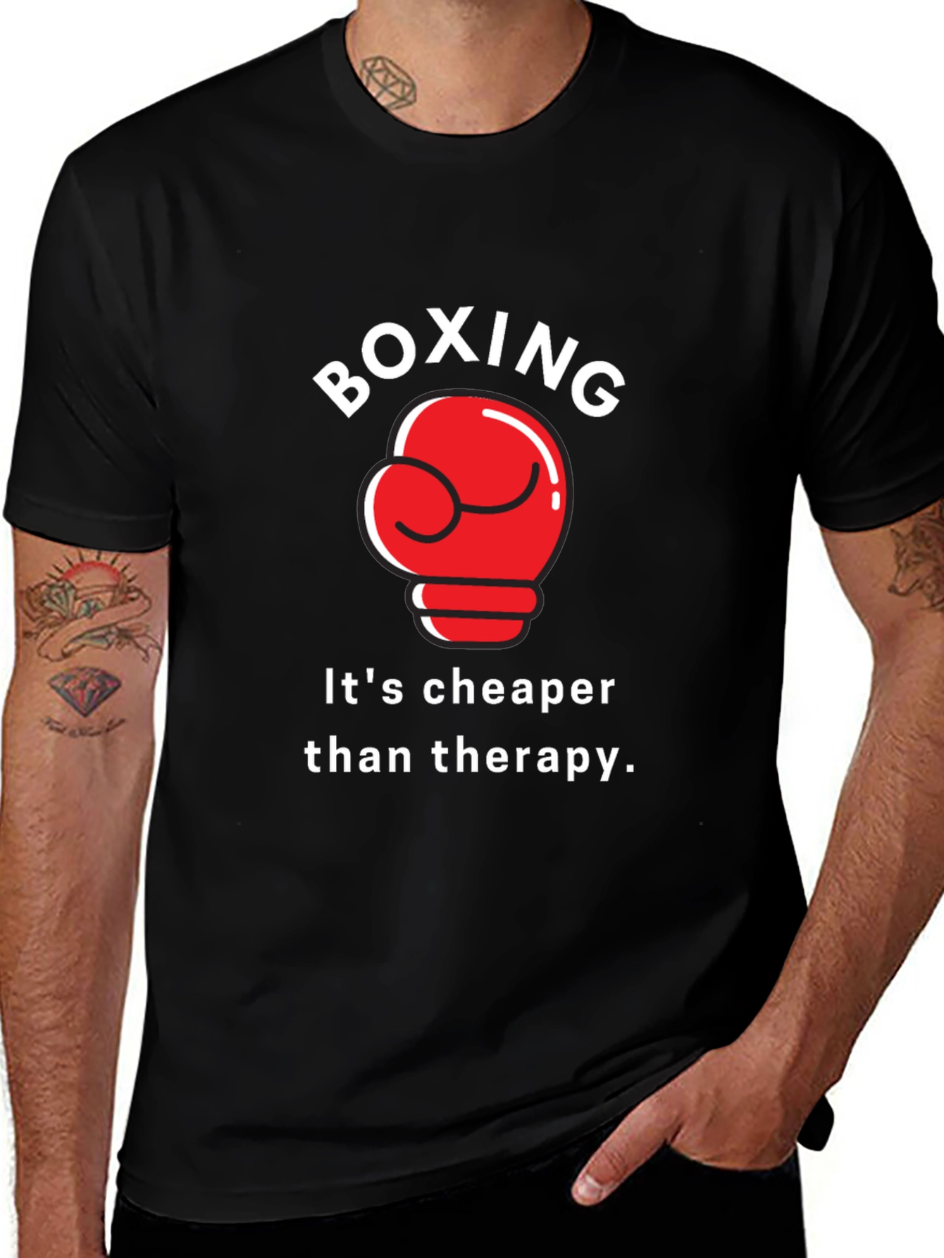 Variant 4 of Boxing Therapy Graphic T-Shirt