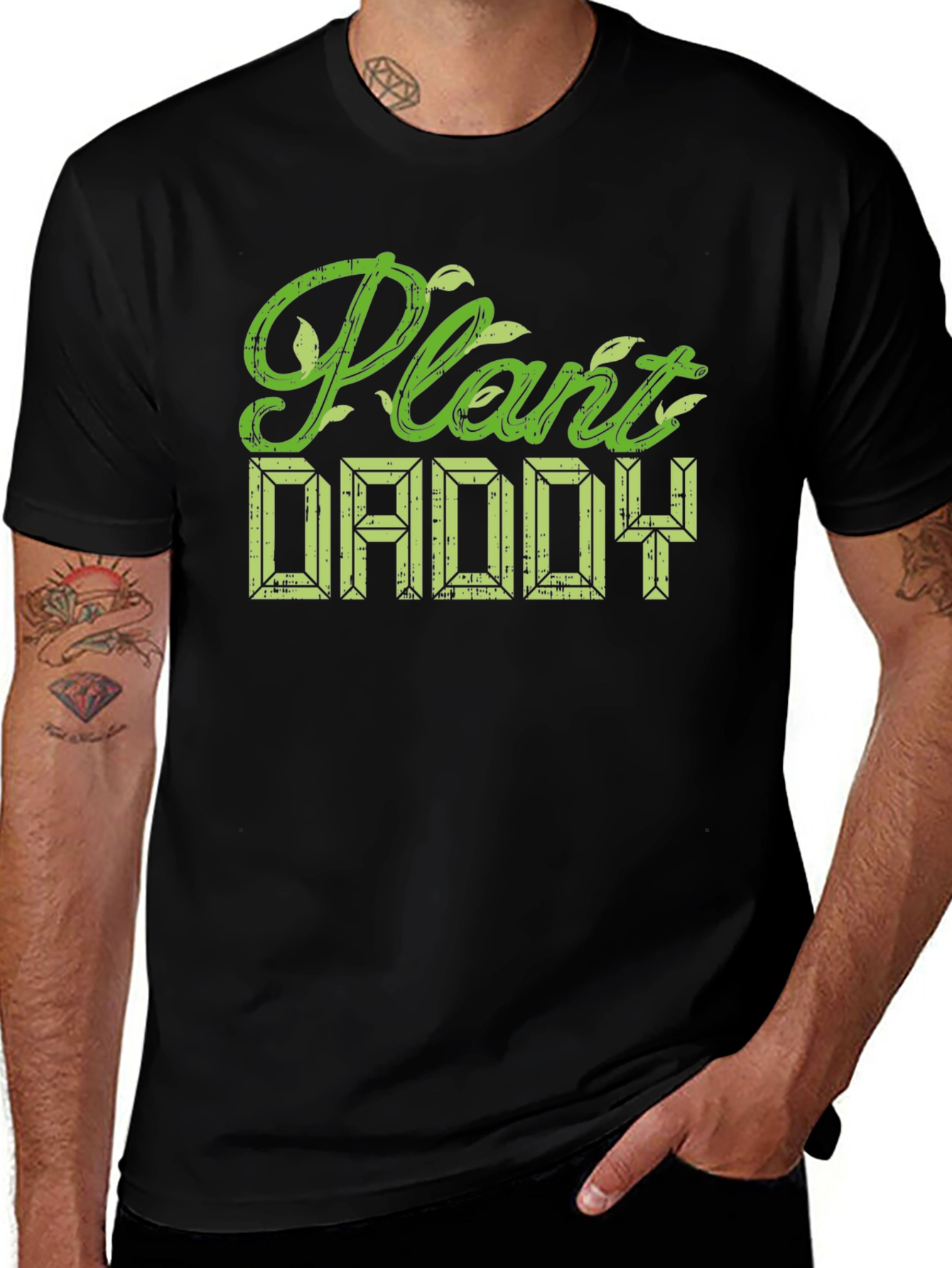 Plant Daddy Graphic T-Shirt - Green