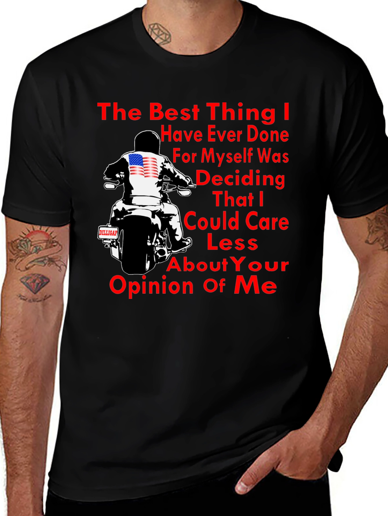 Variant 12 of The Best Thing Biker T-Shirt