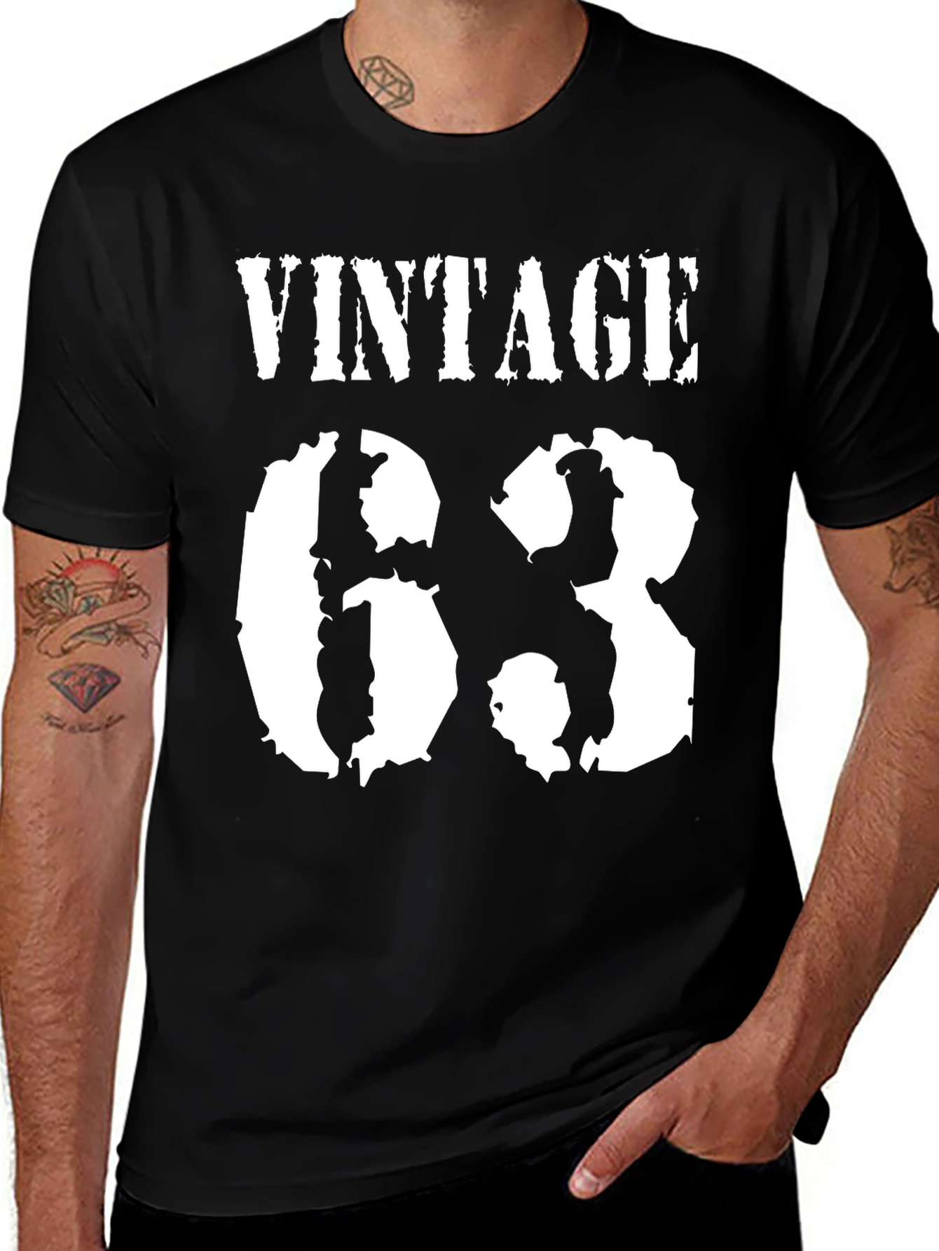 Variant 27 of Vintage 63 Graphic T-Shirt - Classic Design