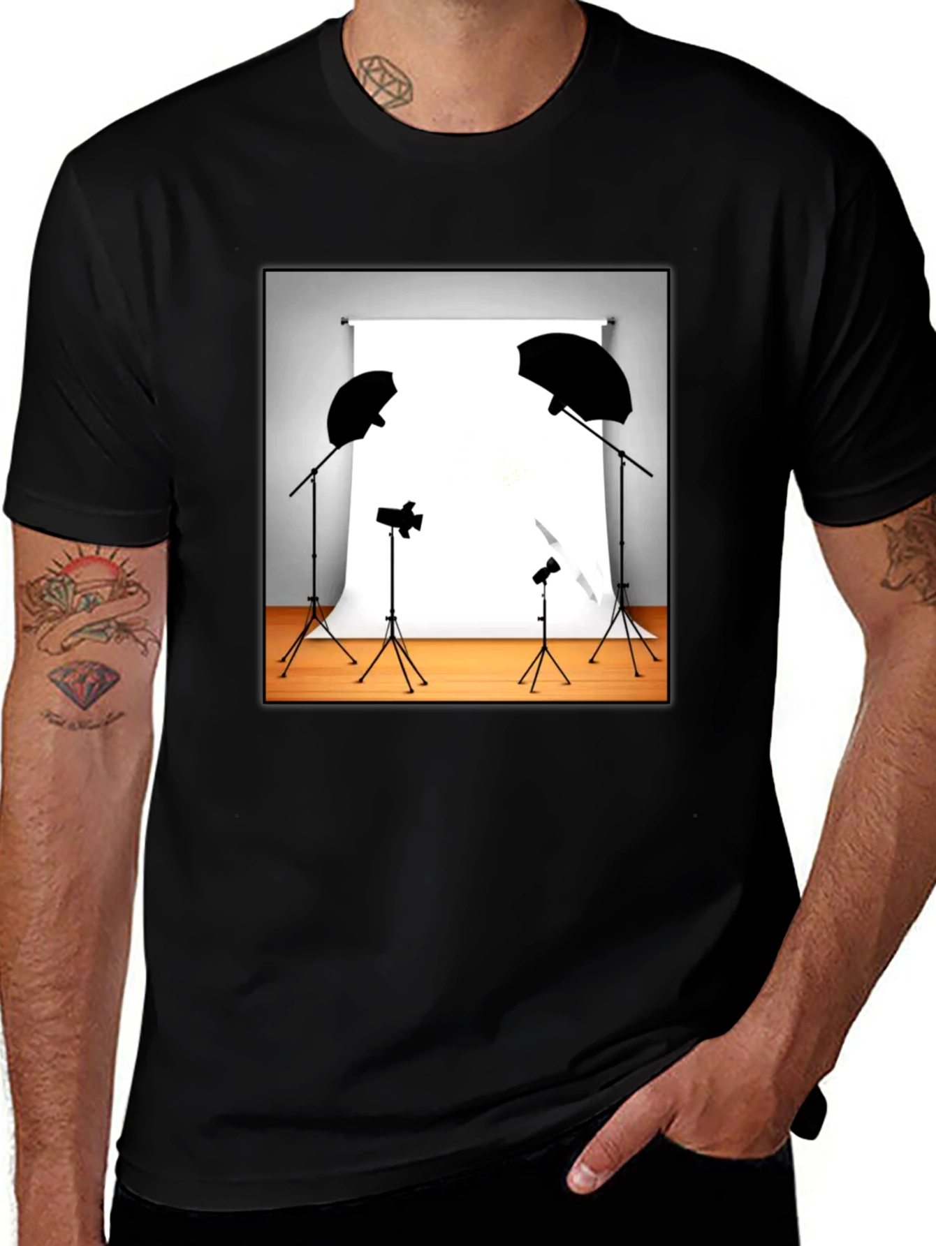 Variant 23 of Photo Studio Black T-Shirt