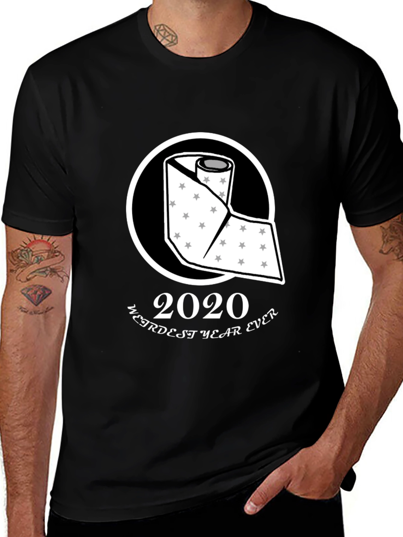 Variant 12 of 2020 Weirdest Year Ever Toilet Paper T-Shirt