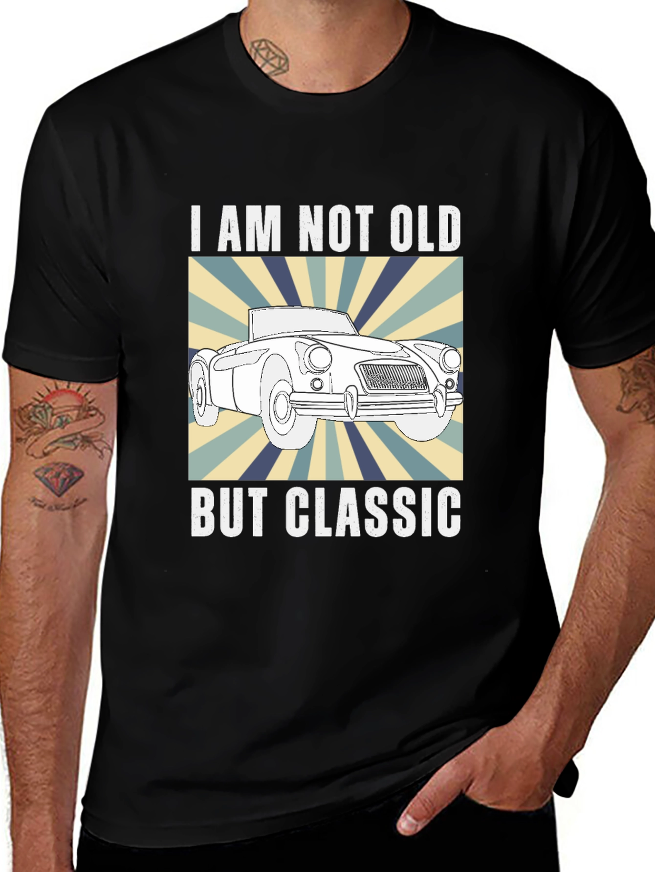 Variant 16 of Classic Car Enthusiast T-Shirt