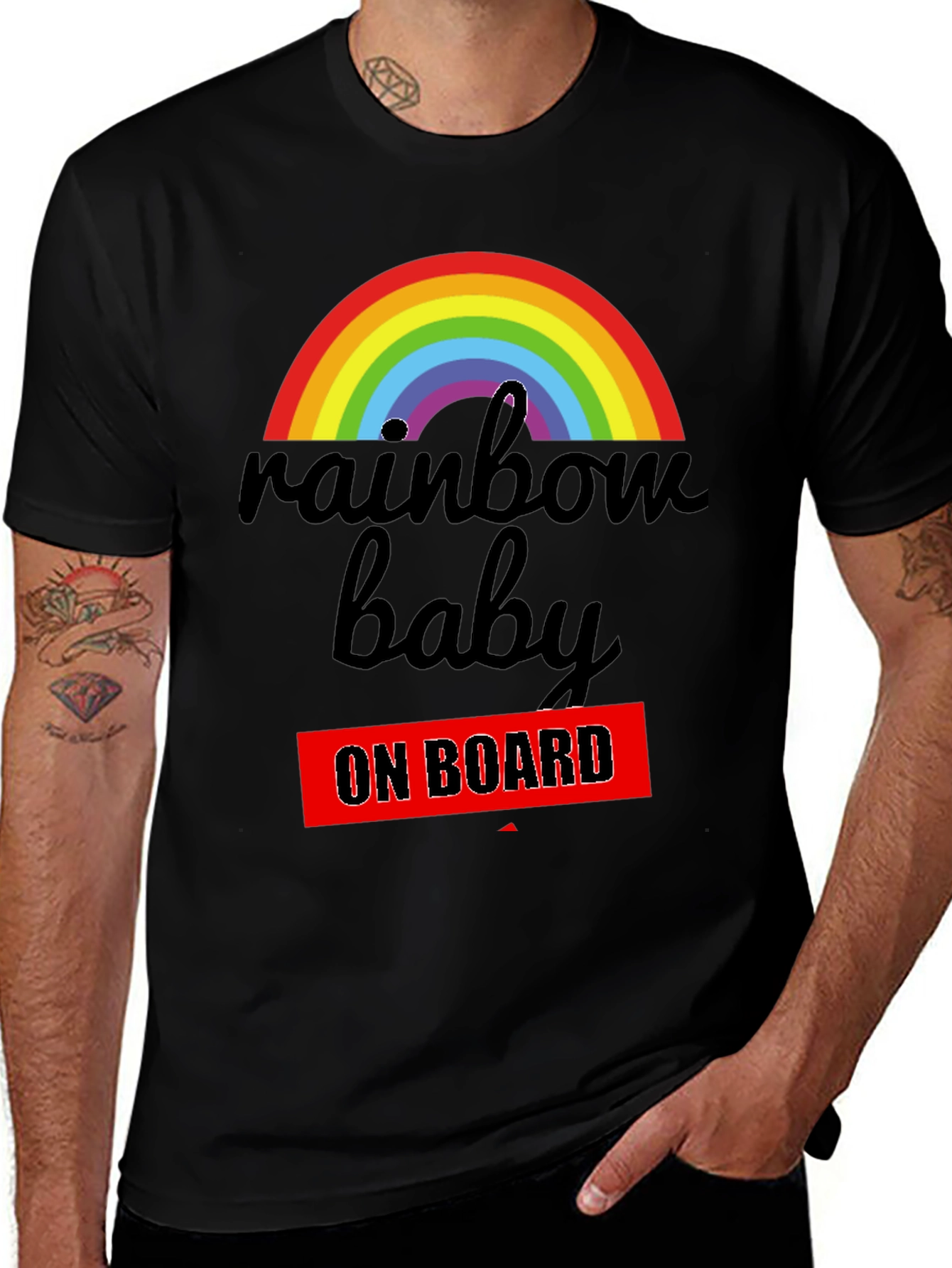 Rainbow Baby On Board T-Shirt