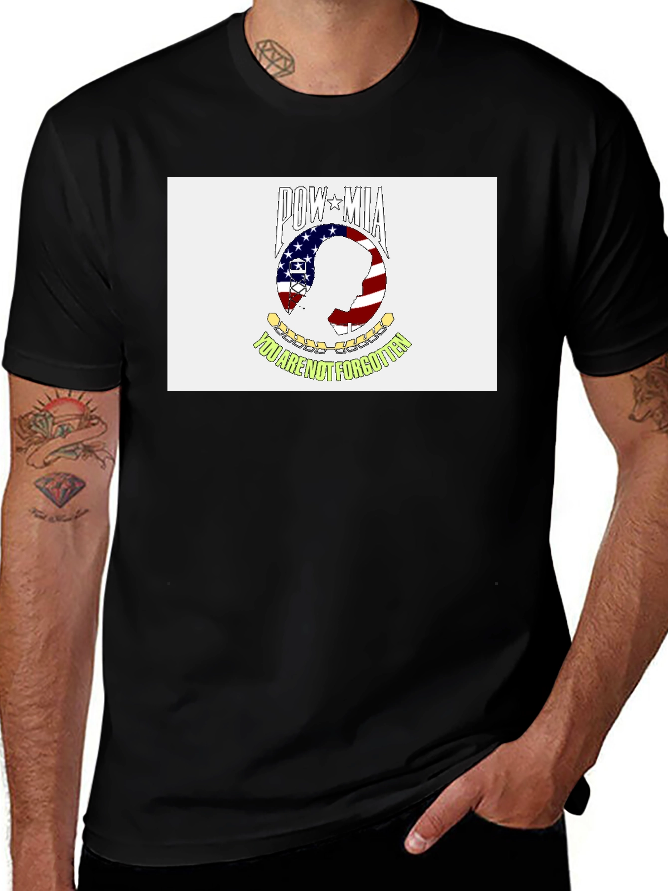 POW MIA T-Shirt - You Are Not Forgotten