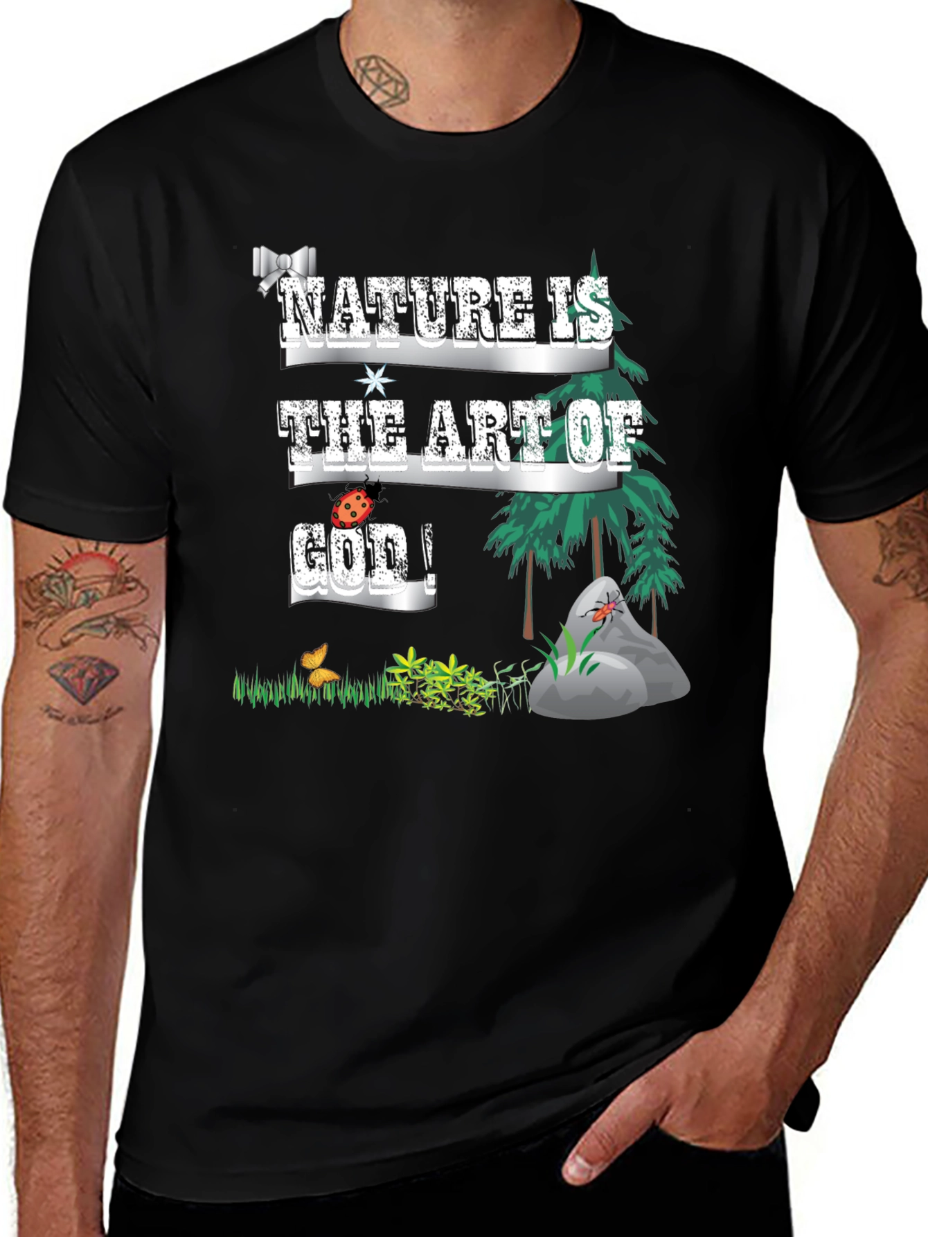 Variant 9 of Nature Is The Art Of God T-Shirt