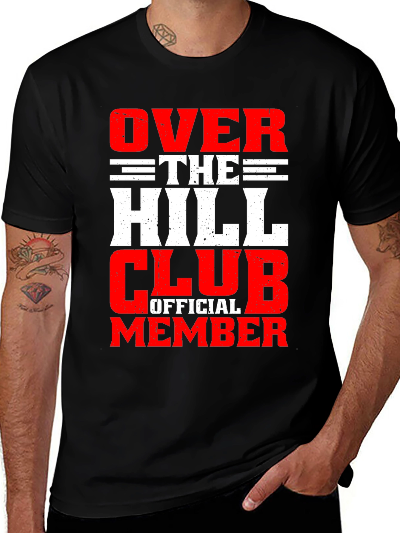 Over the Hill Club Official Member T-Shirt