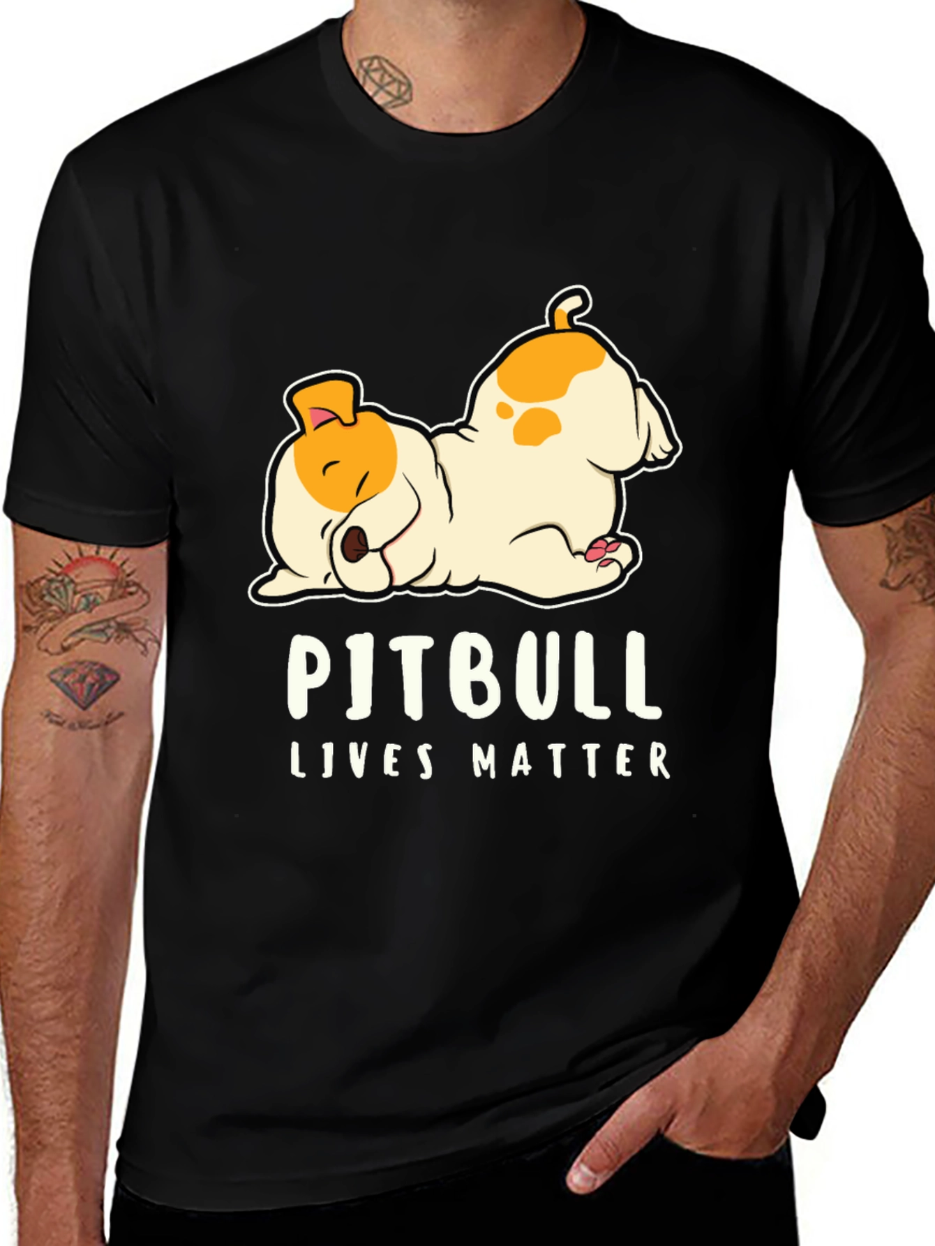 Variant 15 of Pitbull Lives Matter Graphic T-Shirt