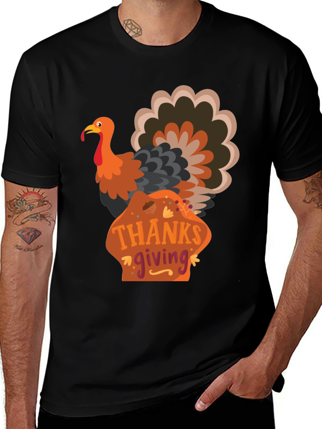 Thanksgiving Turkey Graphic Tee