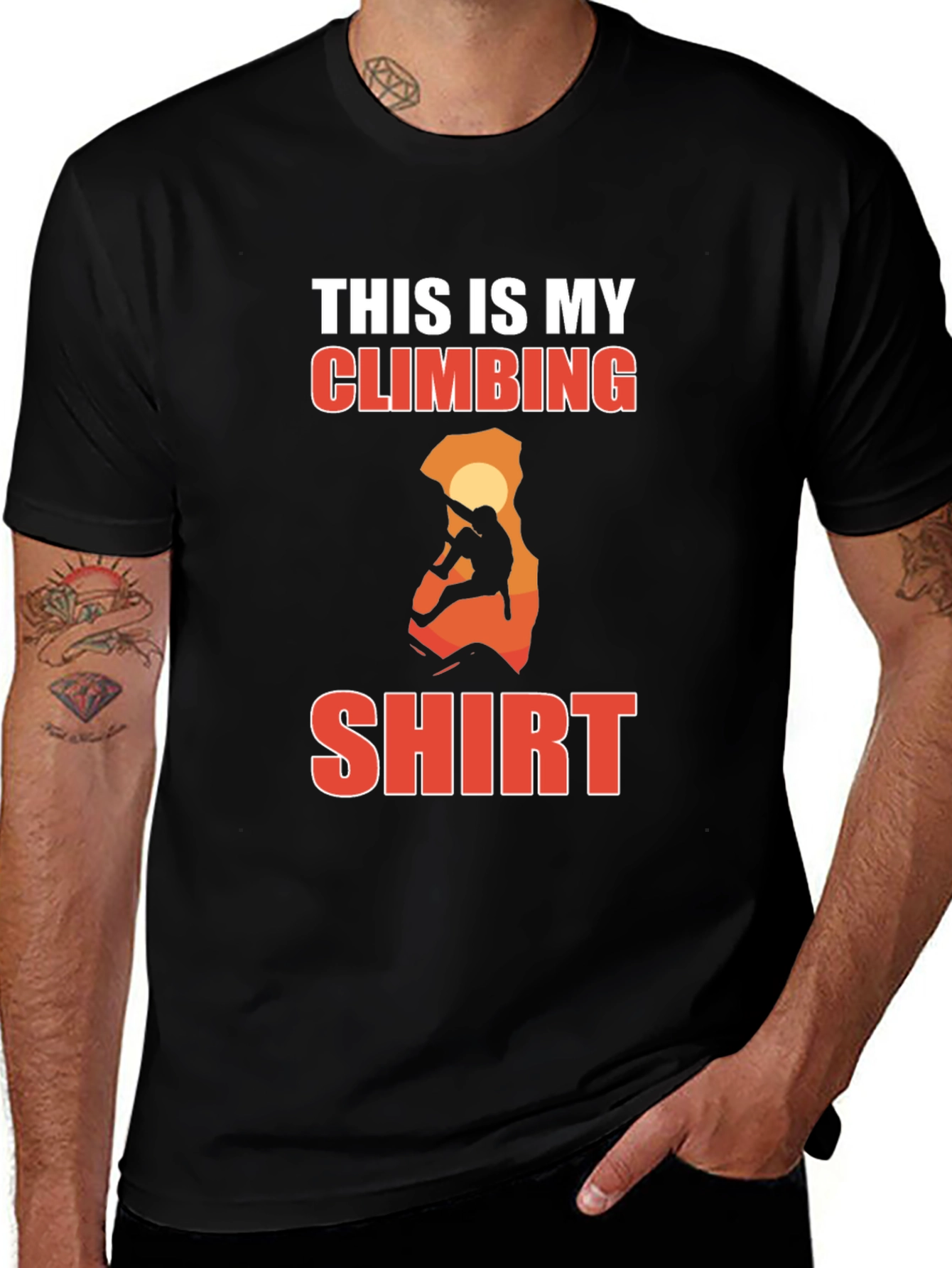 Variant 19 of Climbing Shirt - This is My Climbing Shirt