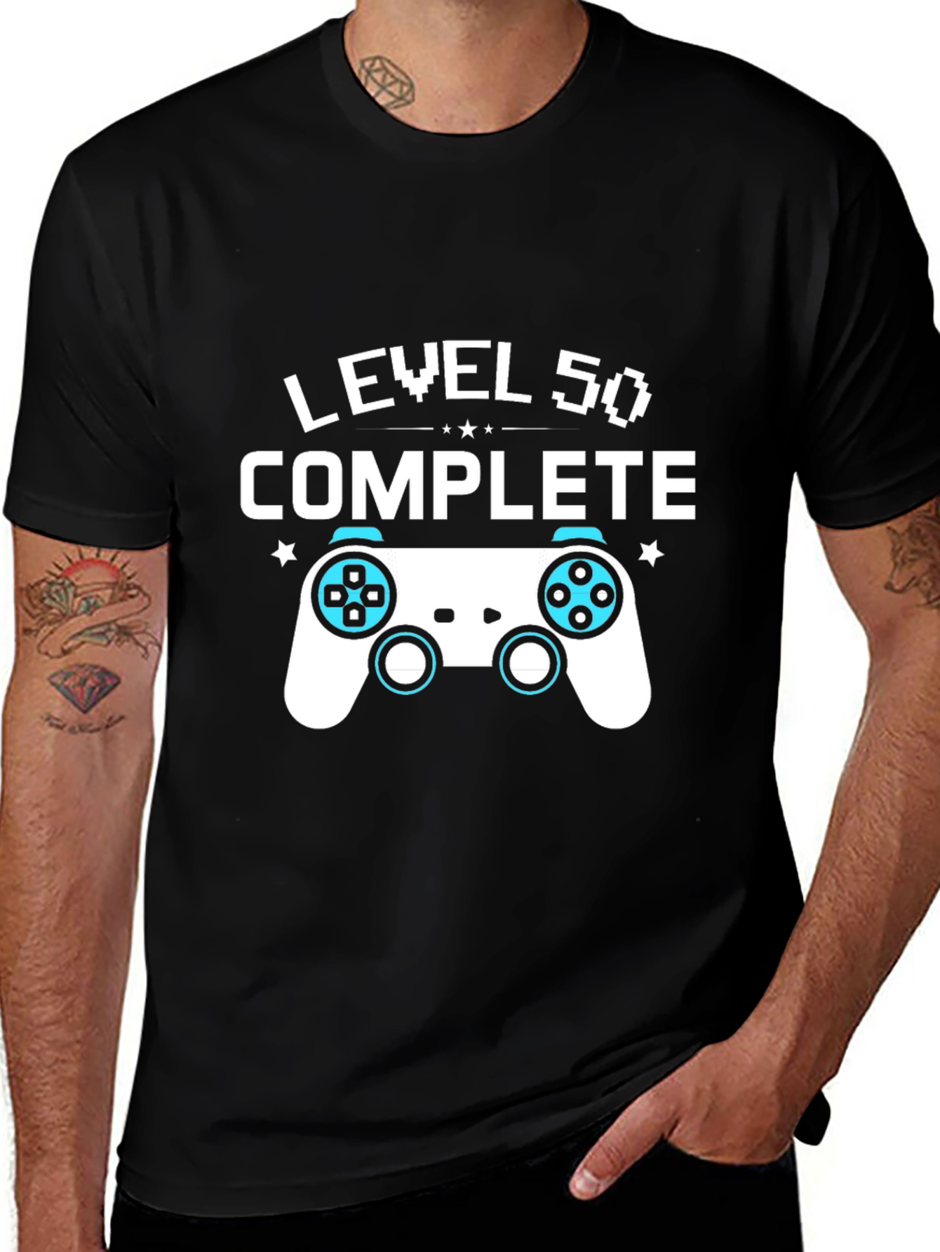 Variant 20 of Level 50 Complete Gamer T-Shirt