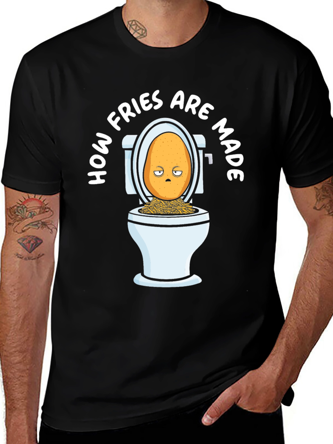 Variant 27 of Funny Fries Are Made T-Shirt