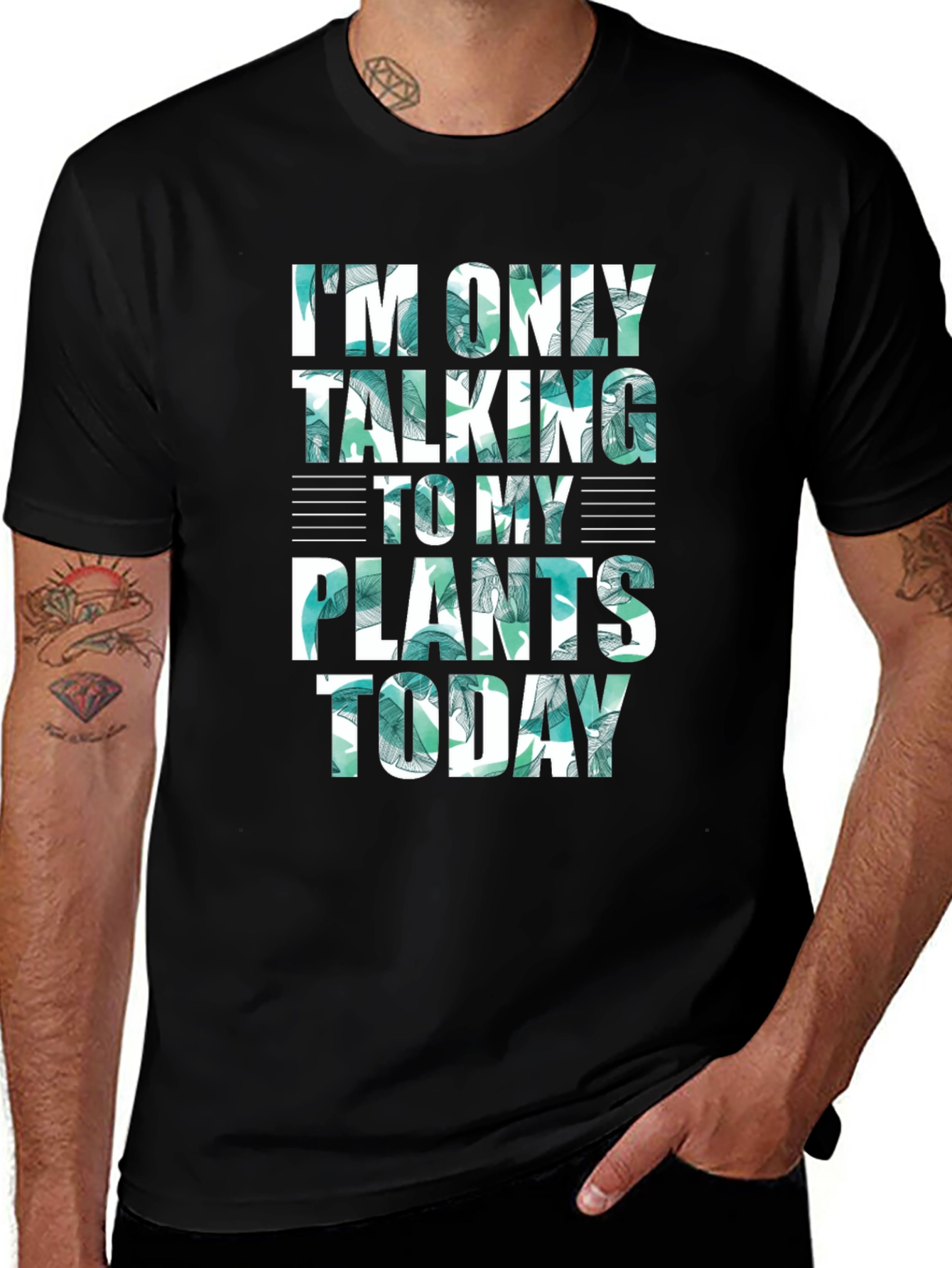 Variant 6 of I'm Only Talking to My Plants Today Graphic Tee