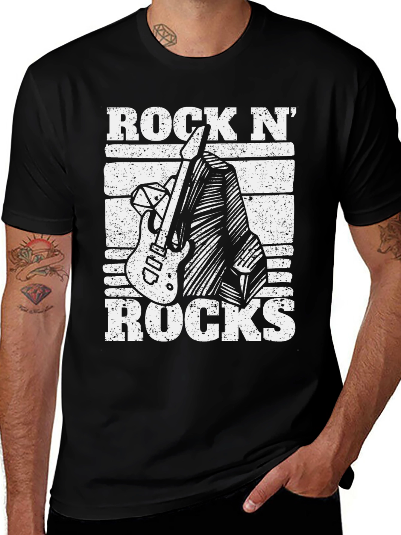 Rock N' Rocks T-Shirt - Music Lover Tee