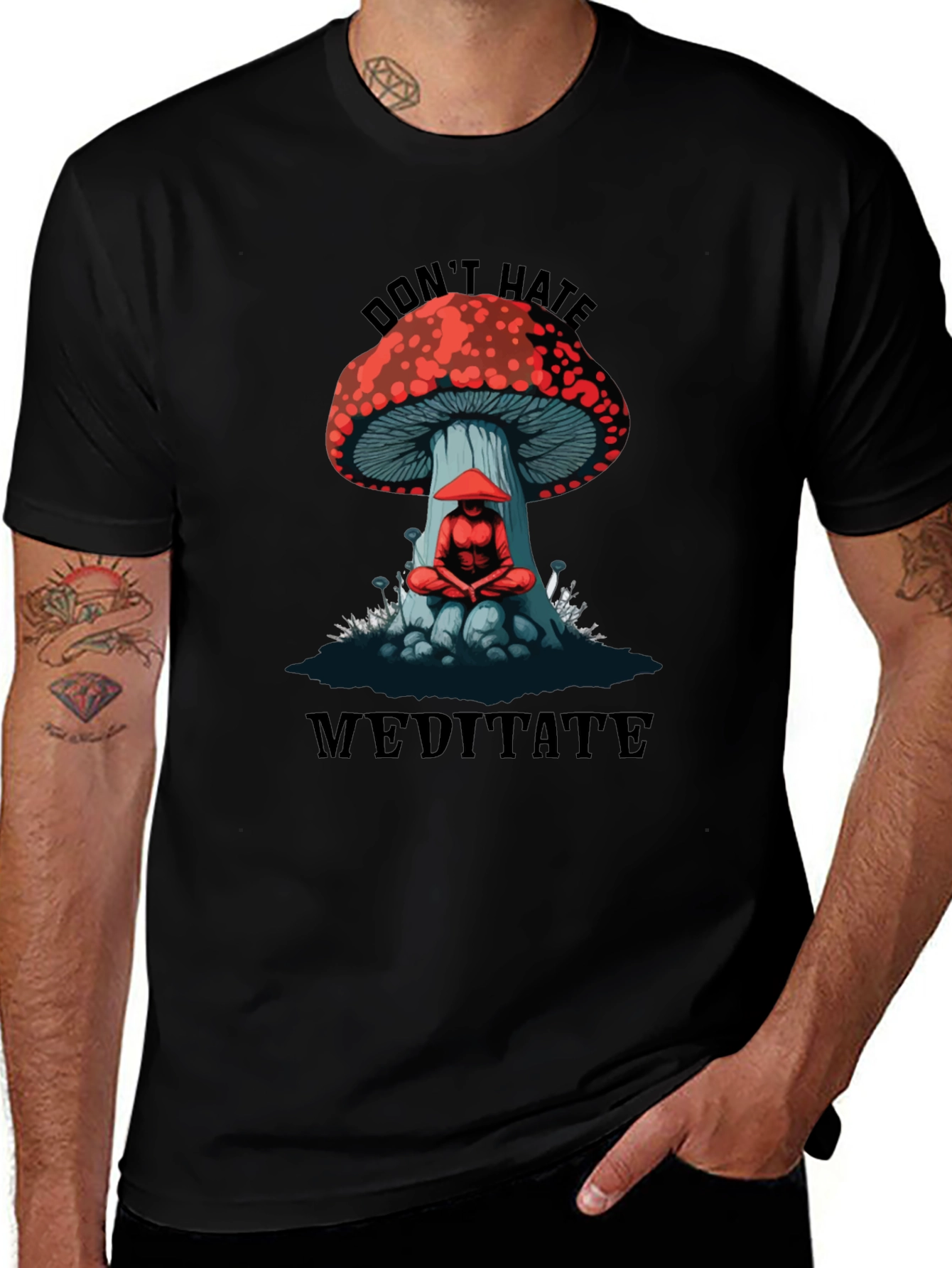 Variant 7 of Don't Hate Meditate Graphic T-Shirt