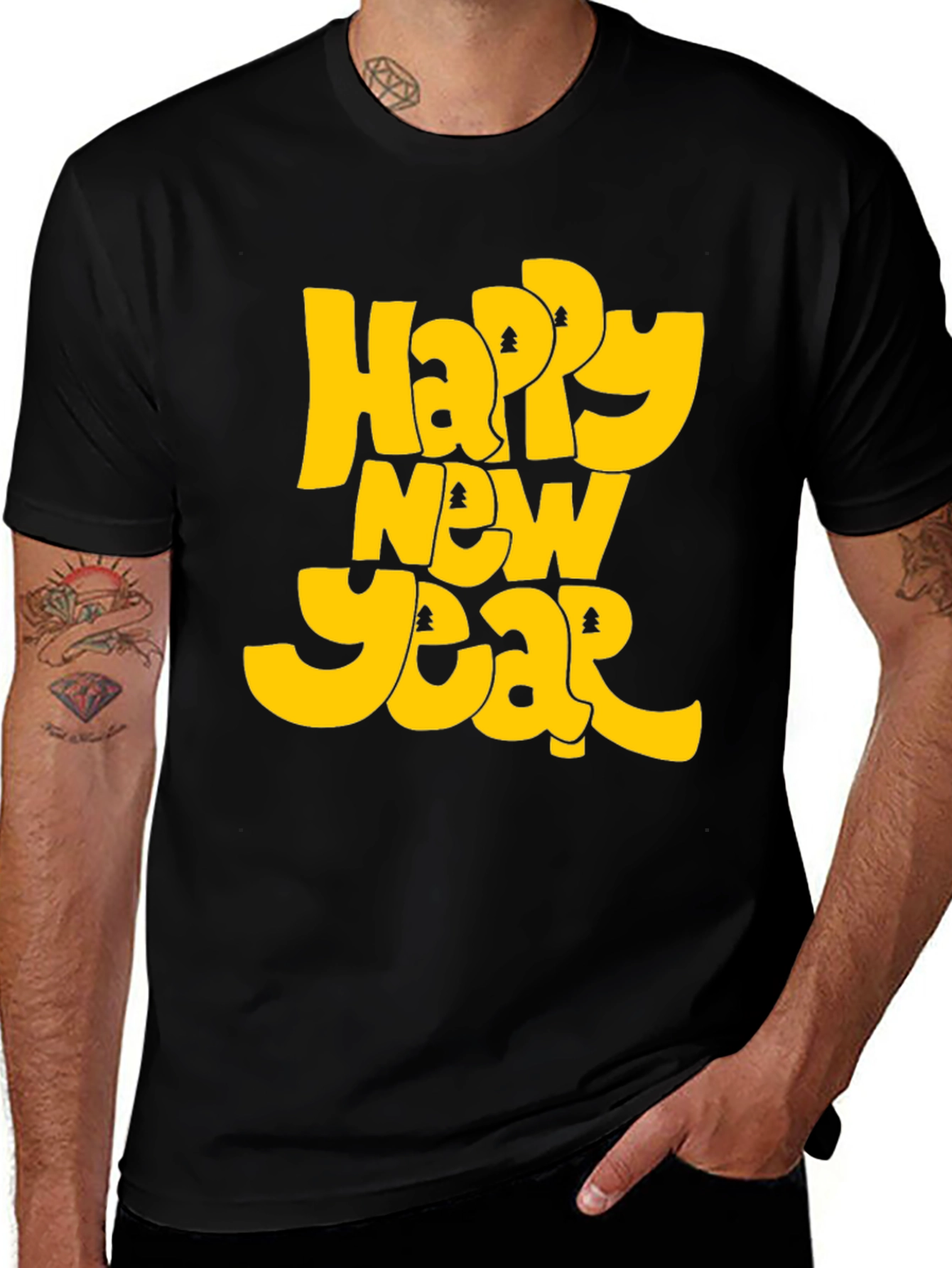 Variant 28 of Happy New Year Graphic T-Shirt