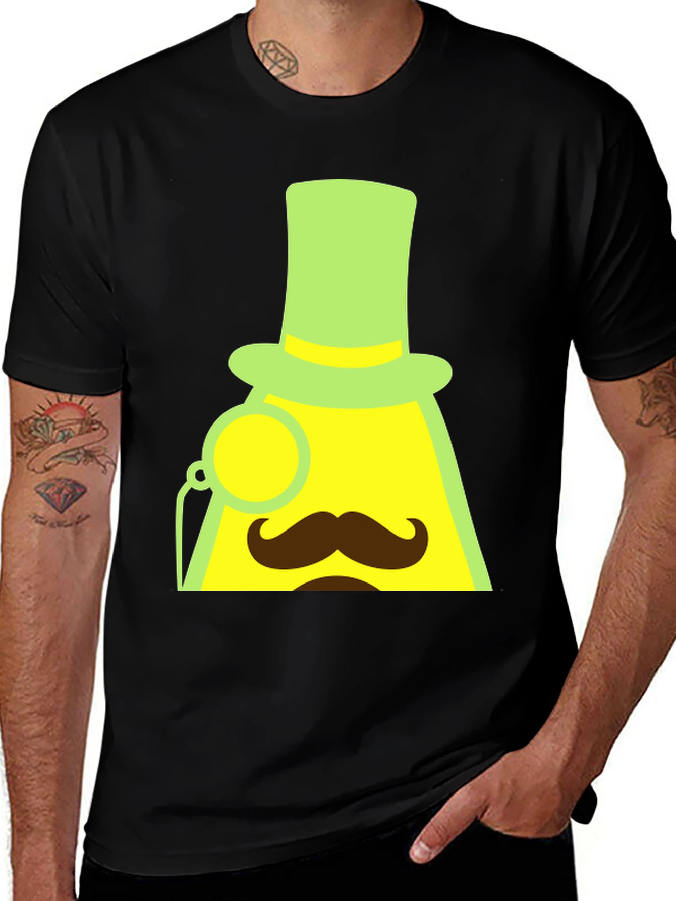Bill Cipher Inspired Graphic T-Shirt