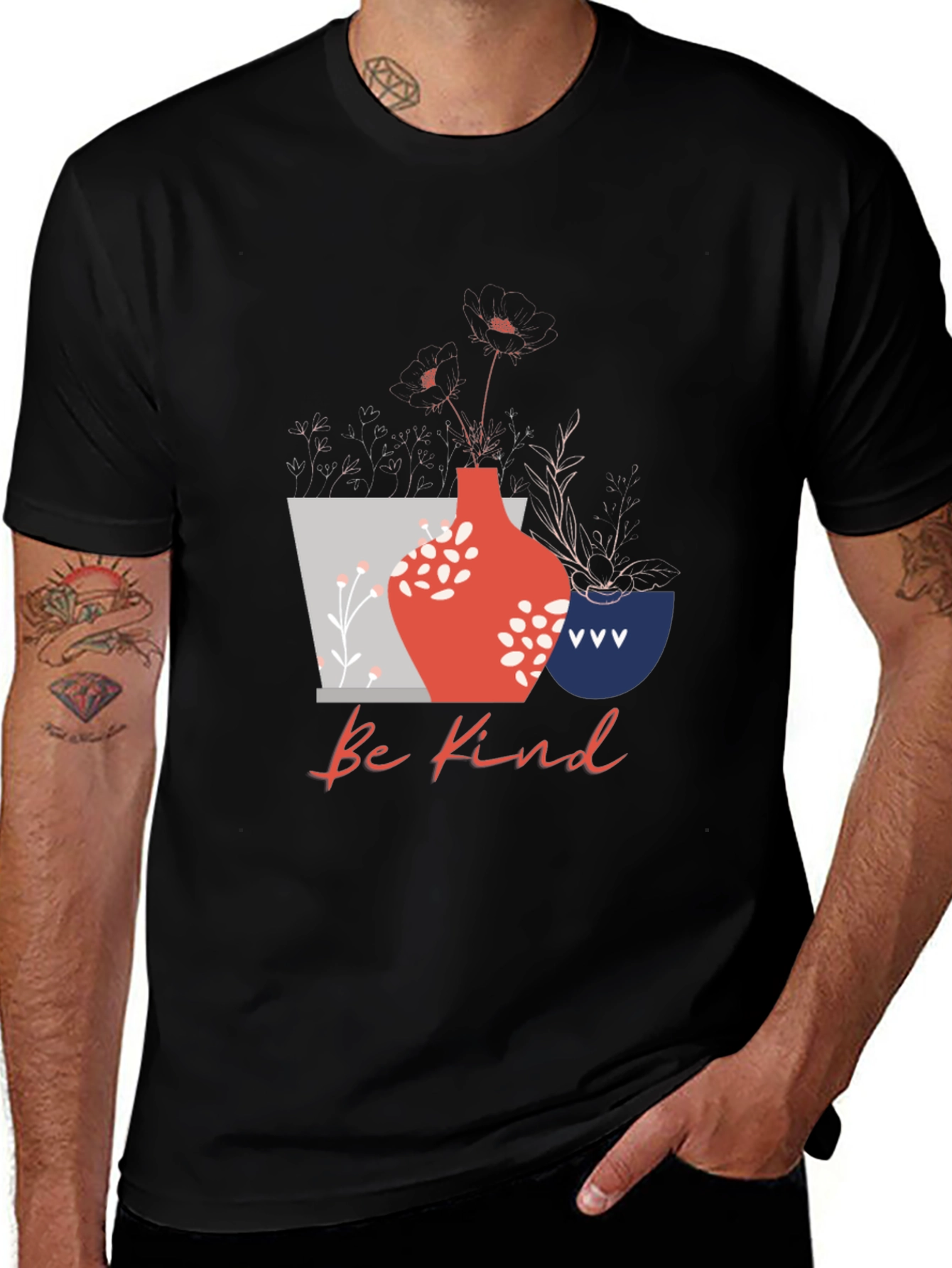 Variant 15 of Be Kind Graphic Tee - Stylish Comfort