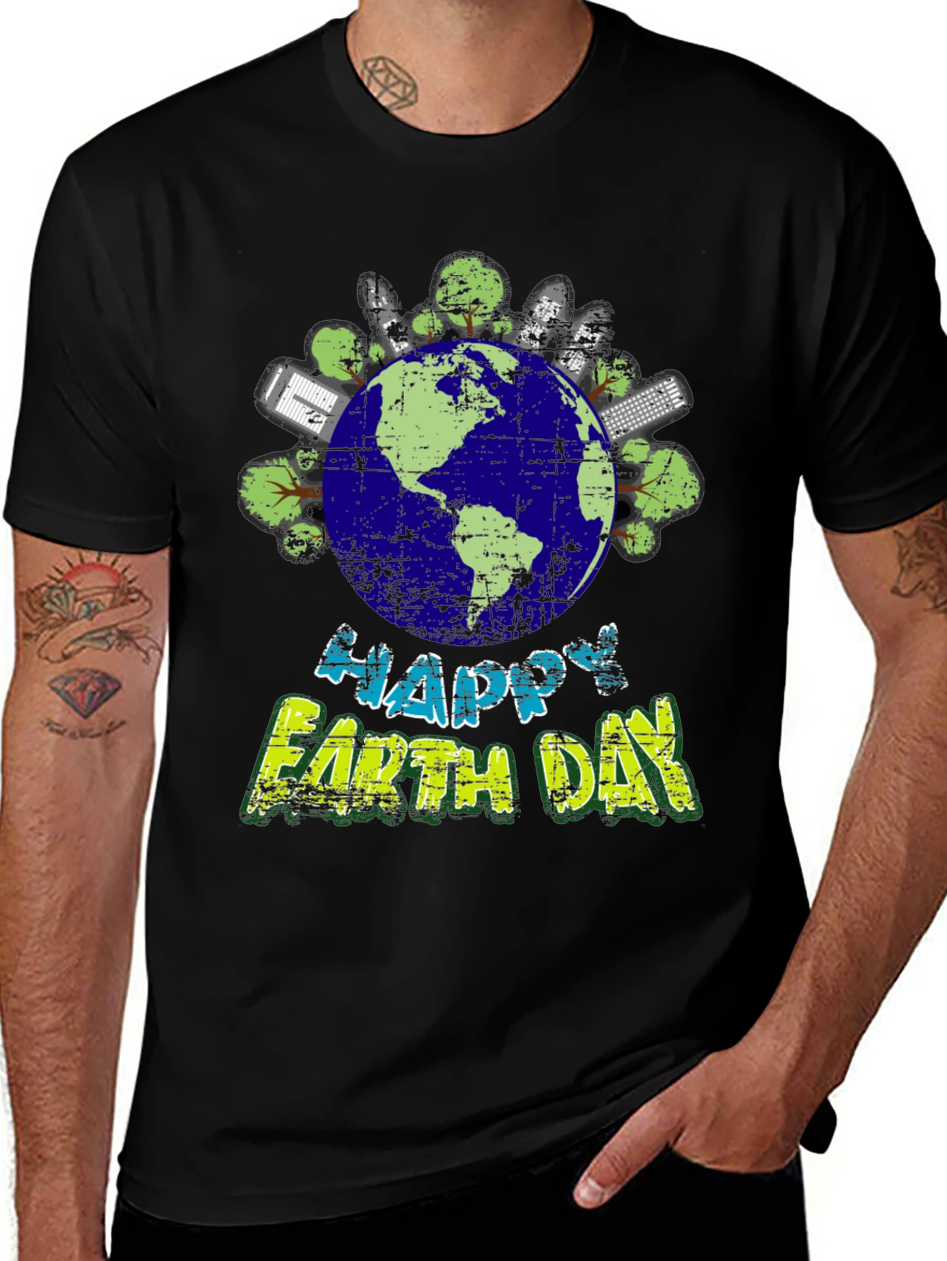 Happy Earth Day Graphic T-Shirt