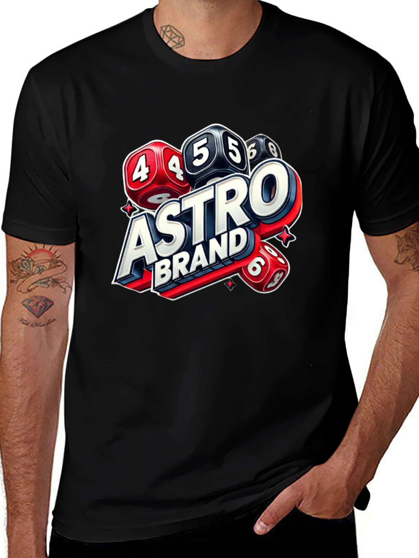 Variant 2 of Astro Brand Dice Graphic T-Shirt