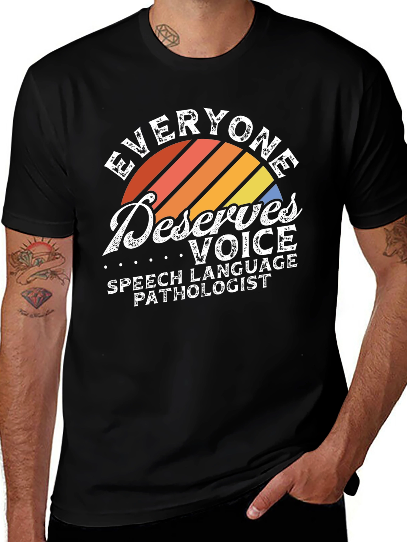 Variant 17 of Everyone Deserves a Voice T-Shirt