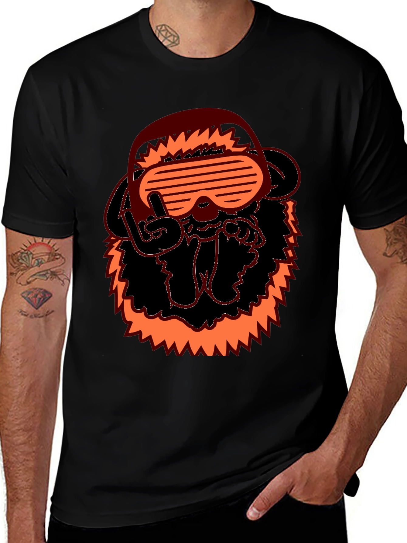 Variant 20 of Cool Monkey Graphic T-Shirt - Streetwear Style