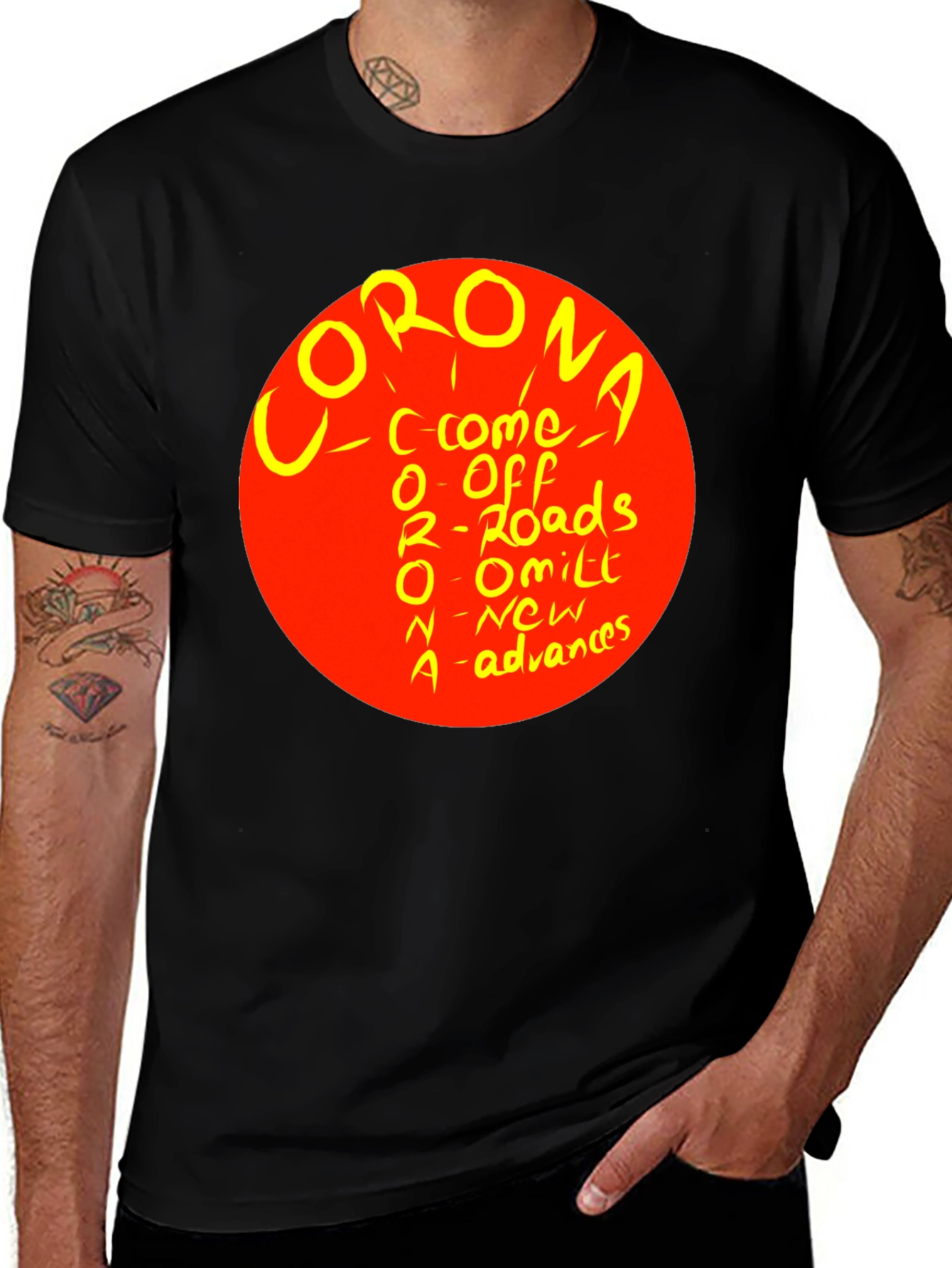 Variant 12 of Corona Funny Graphic T-Shirt