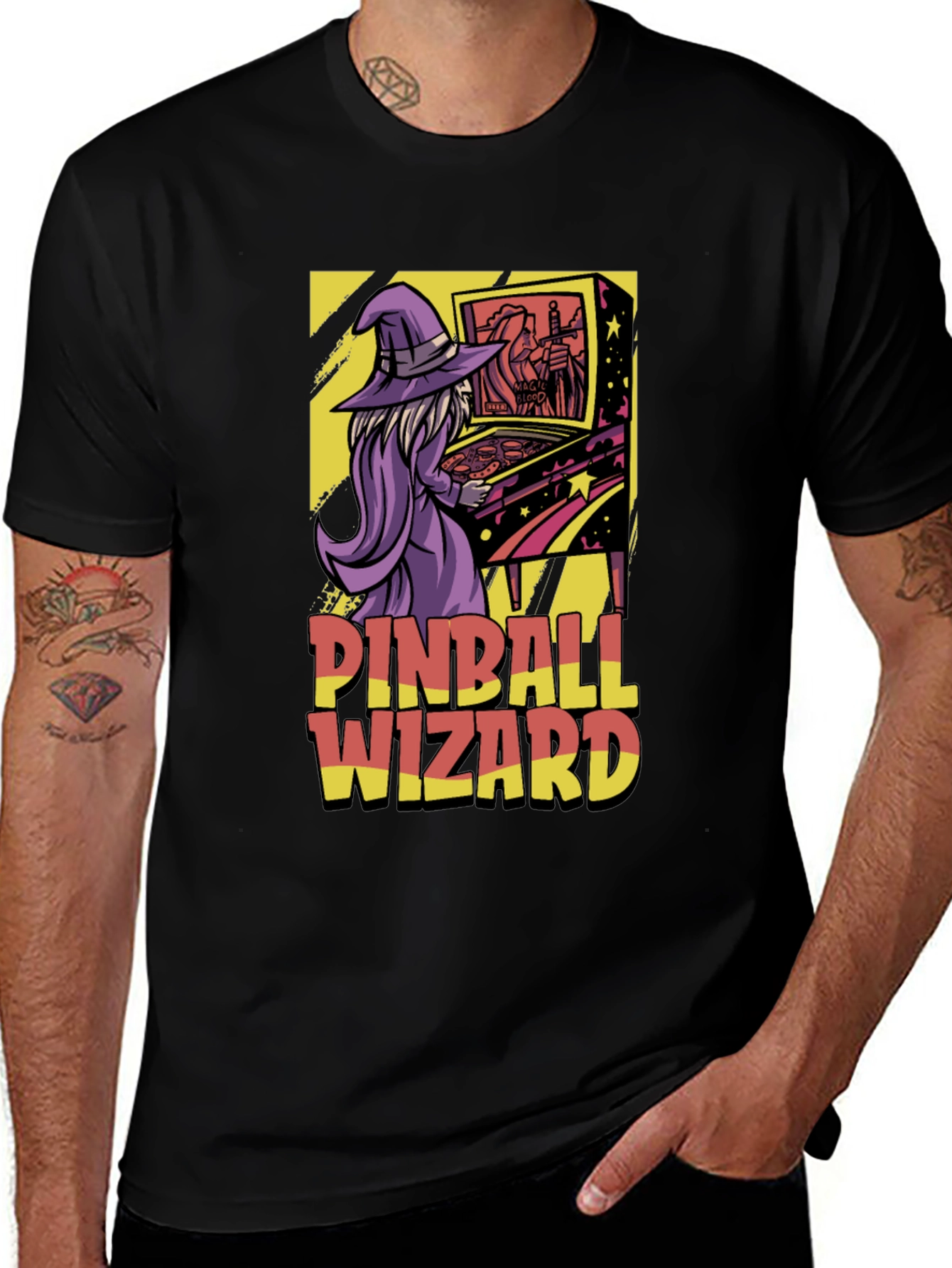 Pinball Wizard Graphic Tee - Unisex Soft Cotton Shirt