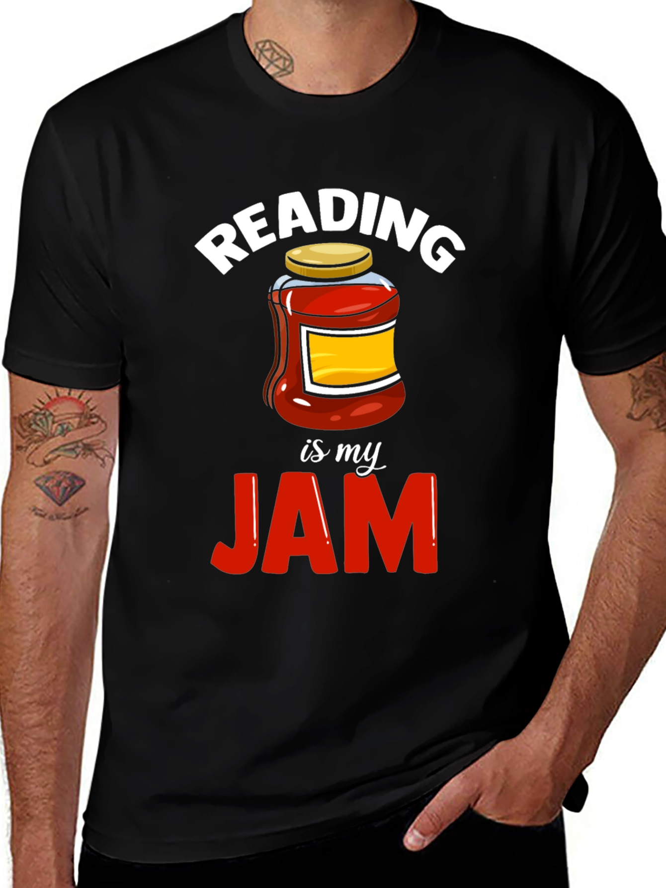 Variant 12 of Reading is my Jam Graphic T-Shirt