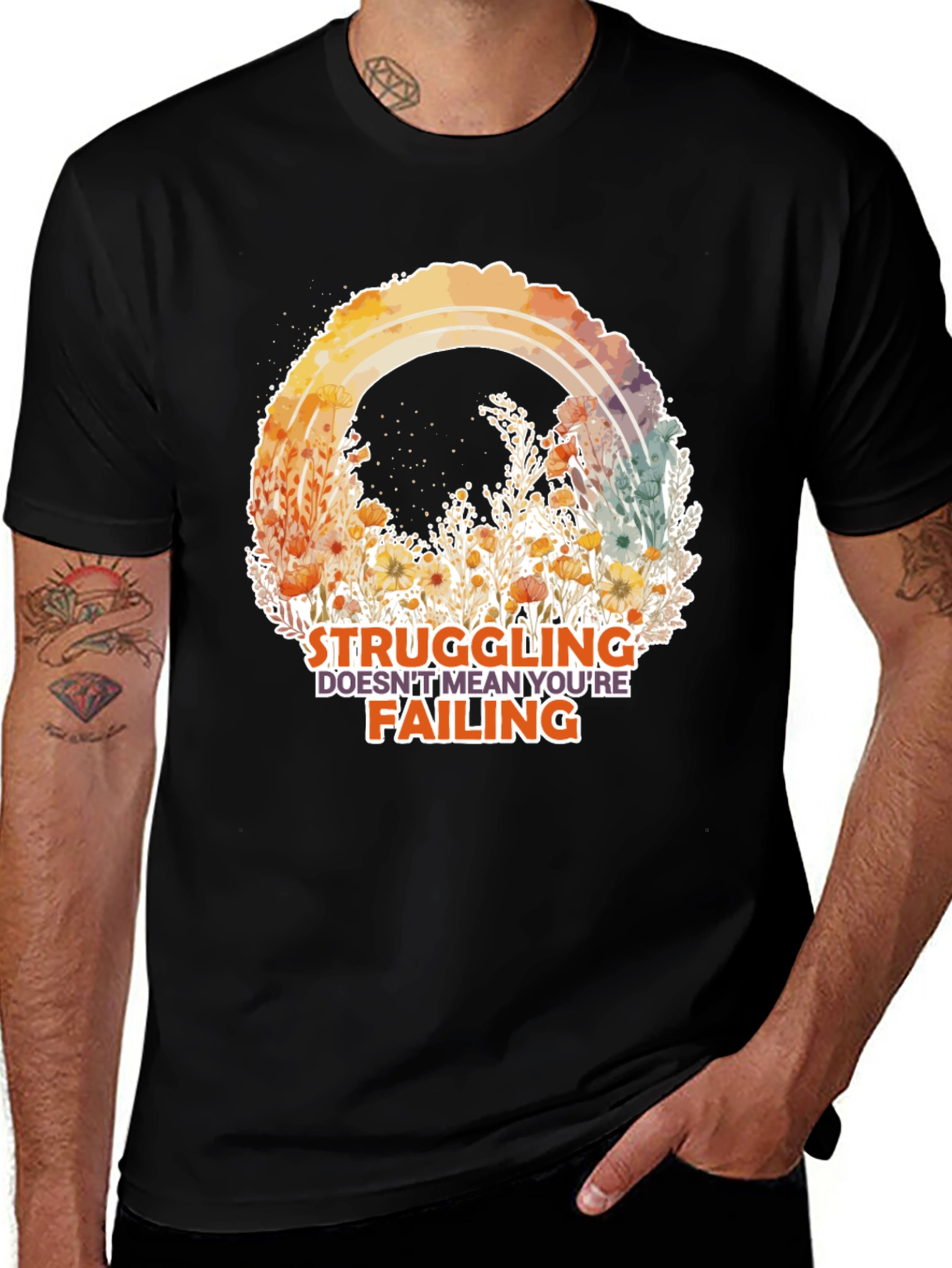 Variant 18 of Struggling Doesn't Mean Failing Tee