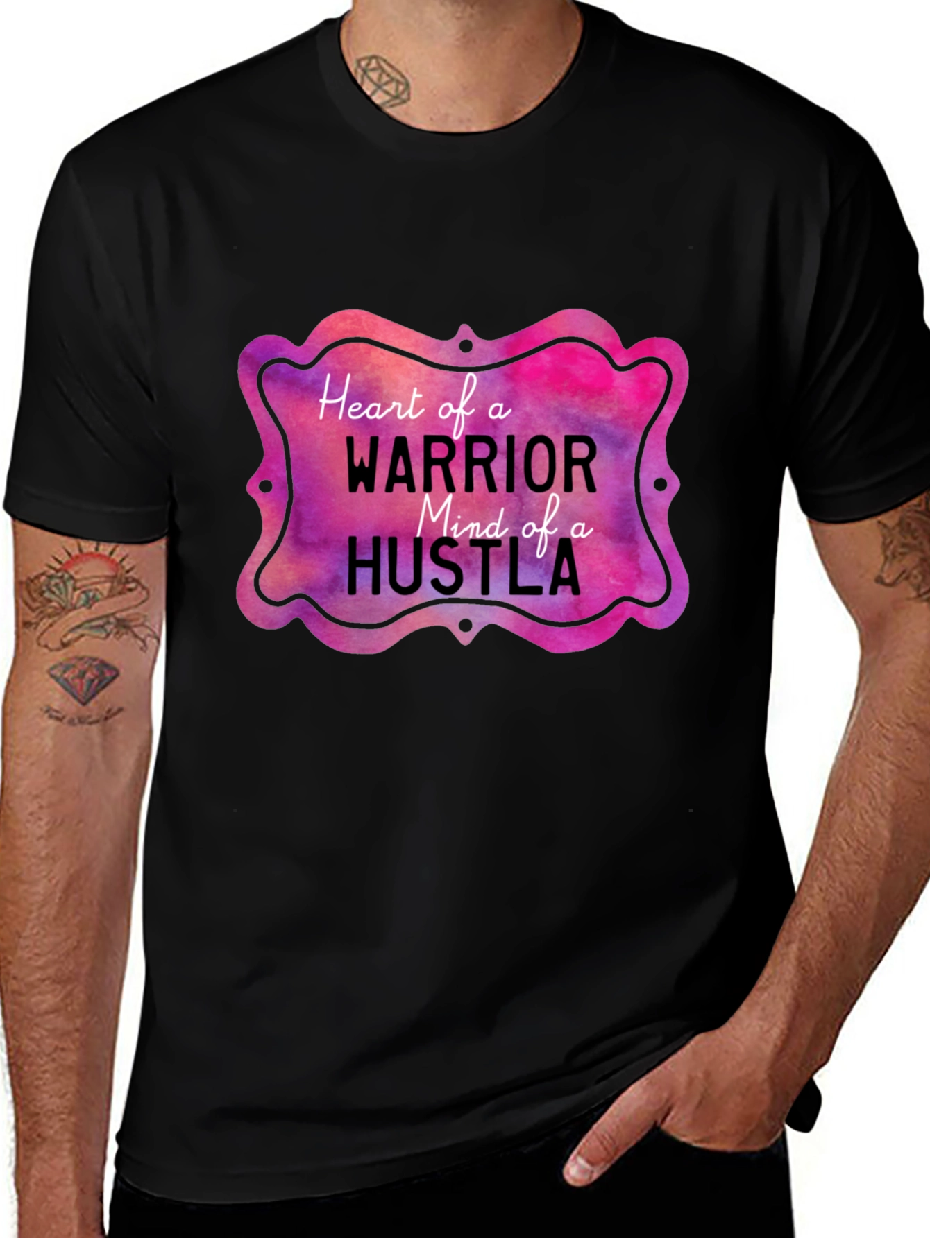 Variant 13 of Warrior Hustla Graphic T-Shirt