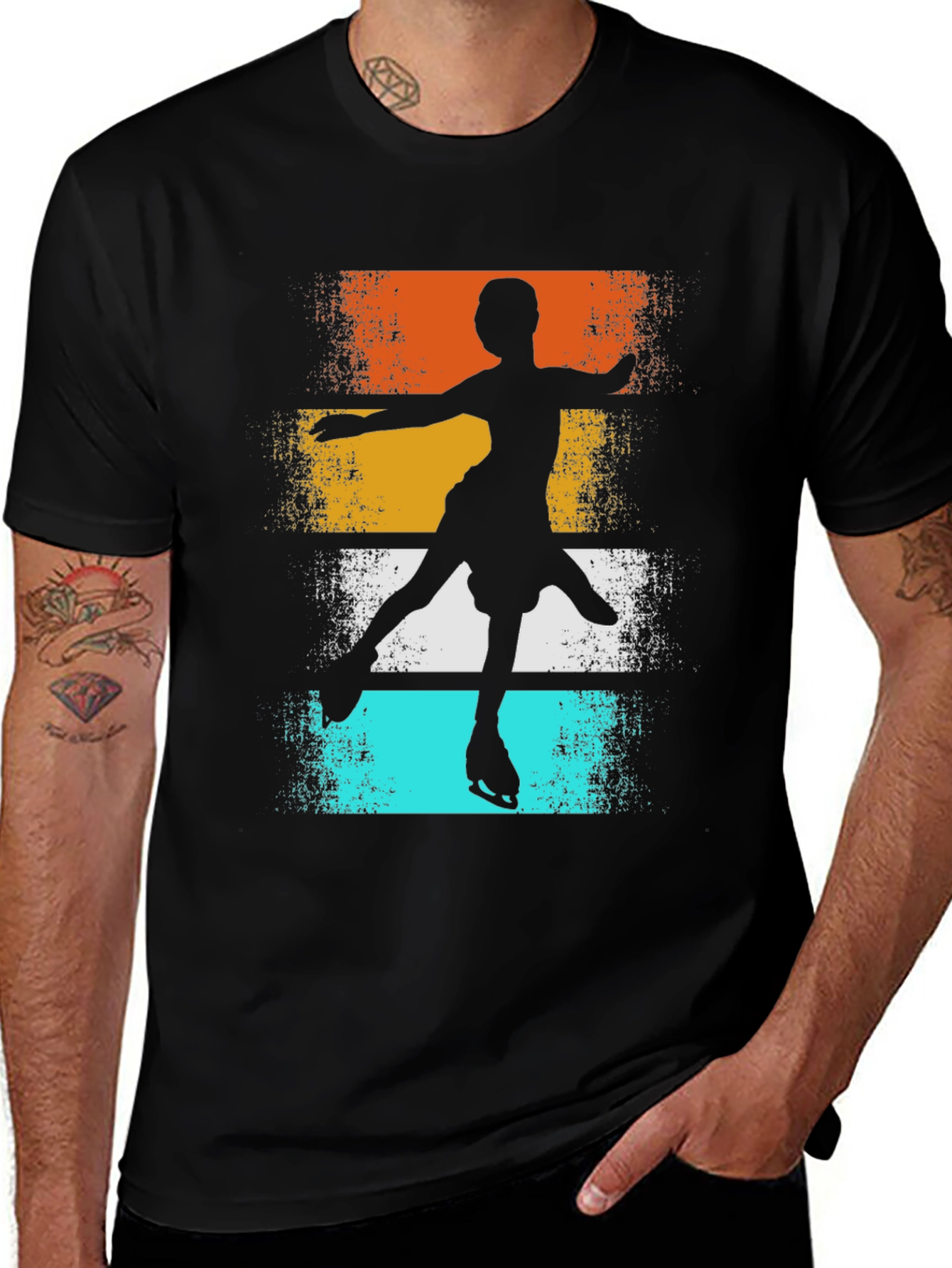 Variant 15 of Figure Skating Silhouette T-Shirt