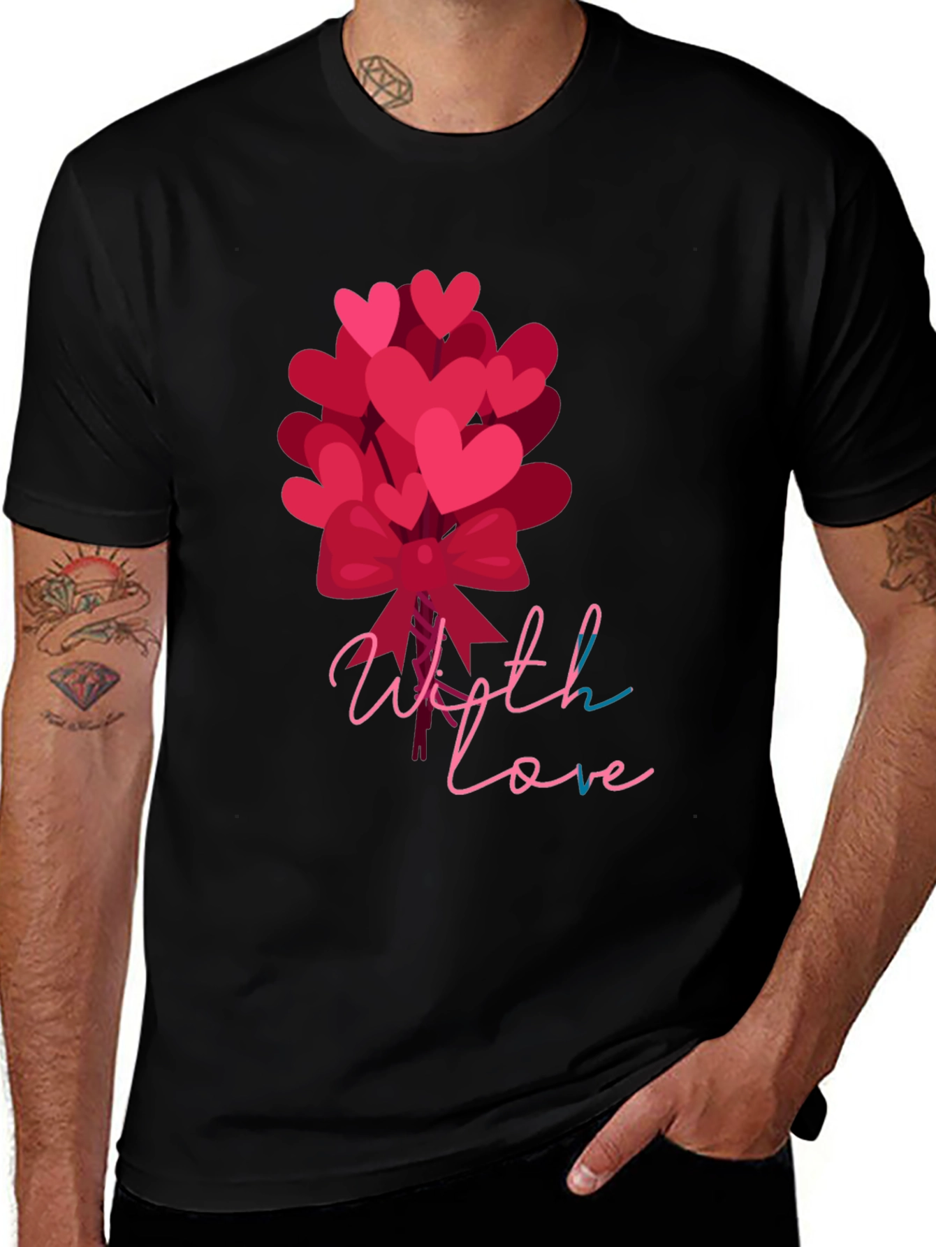 With Love Heart Balloon T-Shirt