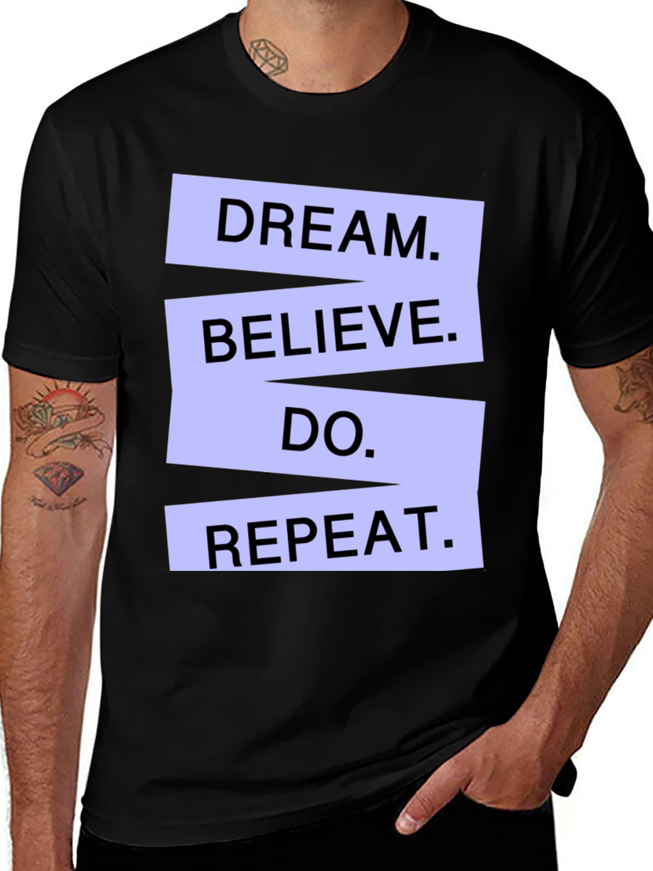 Variant 20 of Dream Believe Do Repeat Graphic T-Shirt