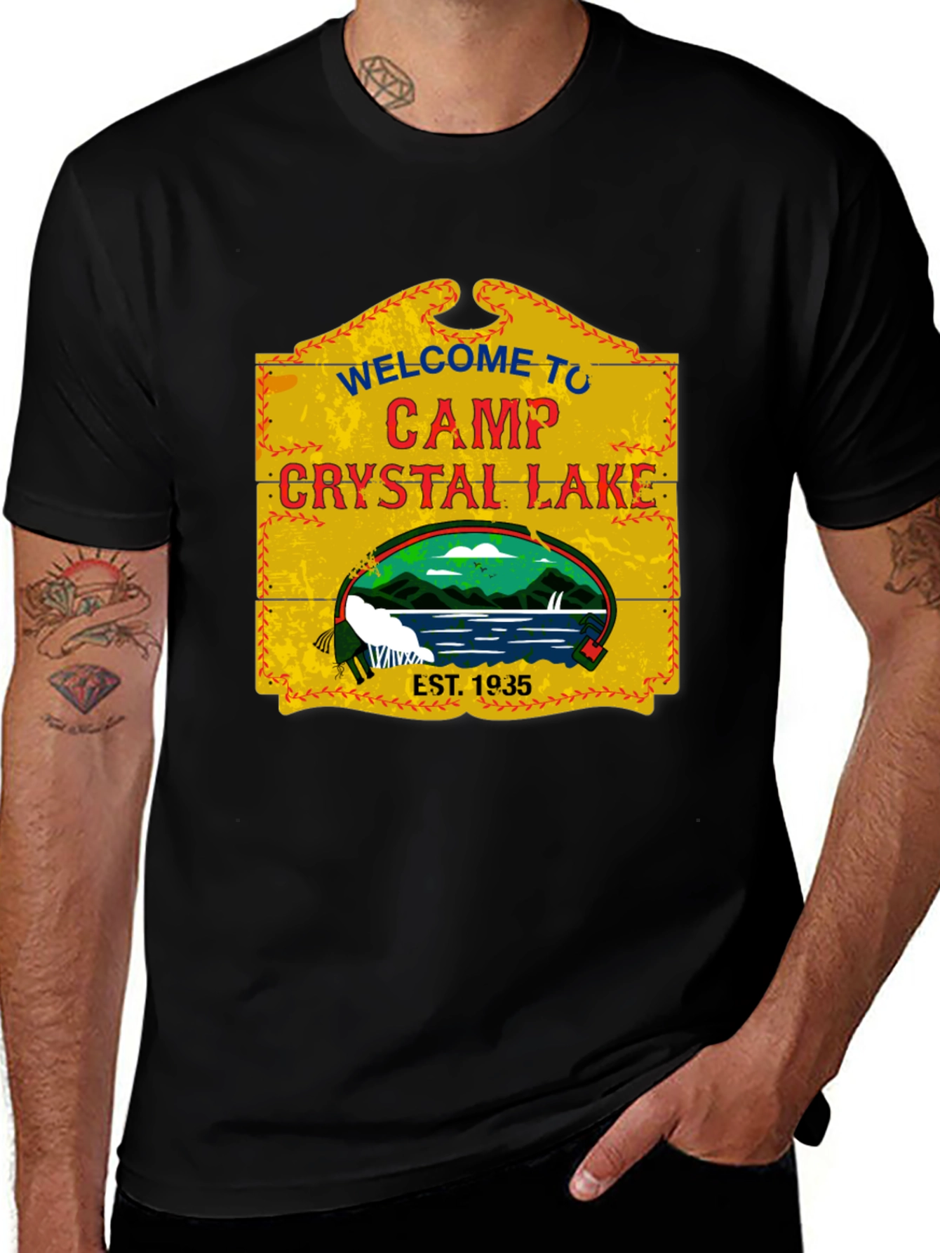 Variant 27 of Camp Crystal Lake T-Shirt - Friday the 13th Inspired